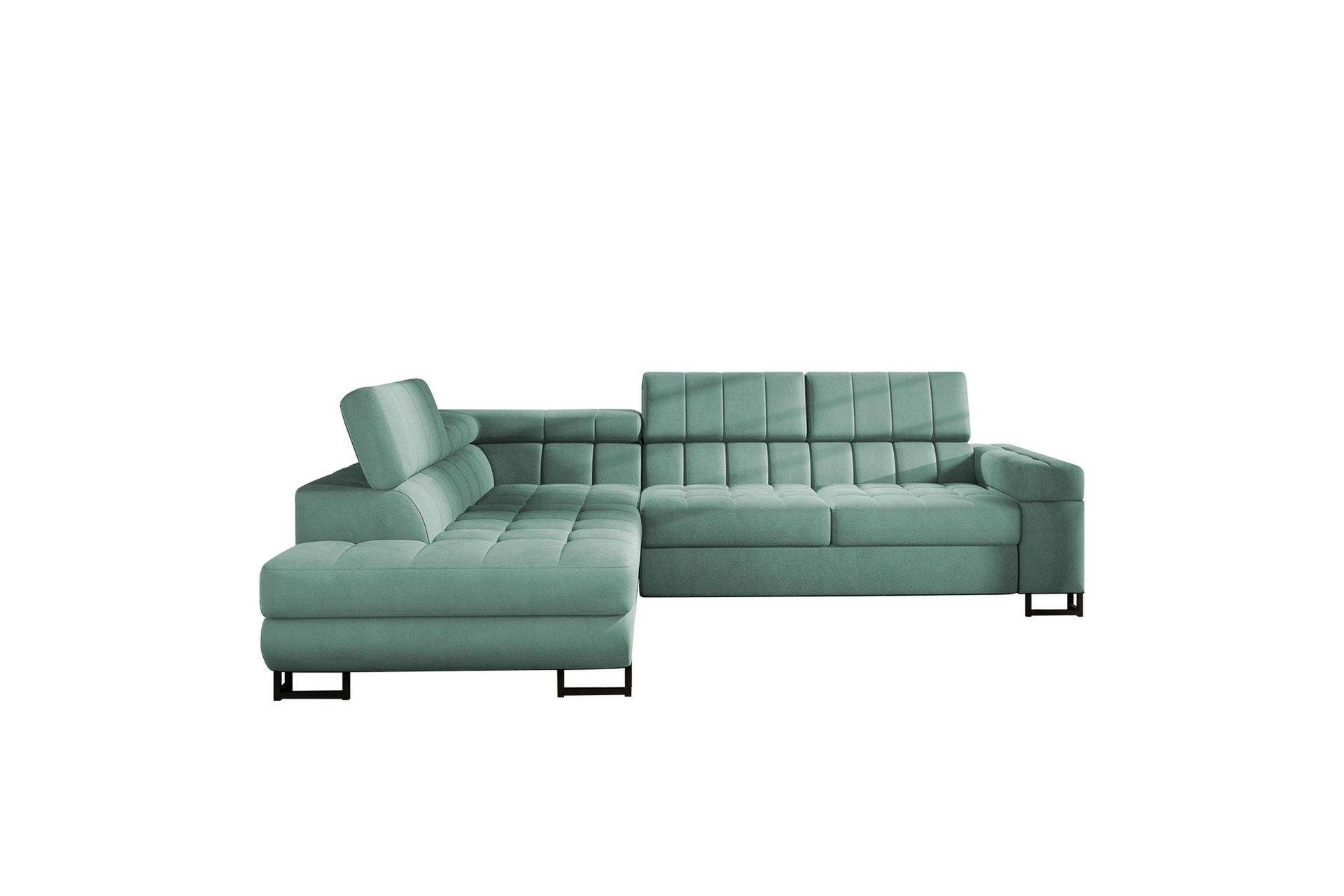 Warwick Soffa med Sch&auml;slong 3-sits - Gr&ouml;n