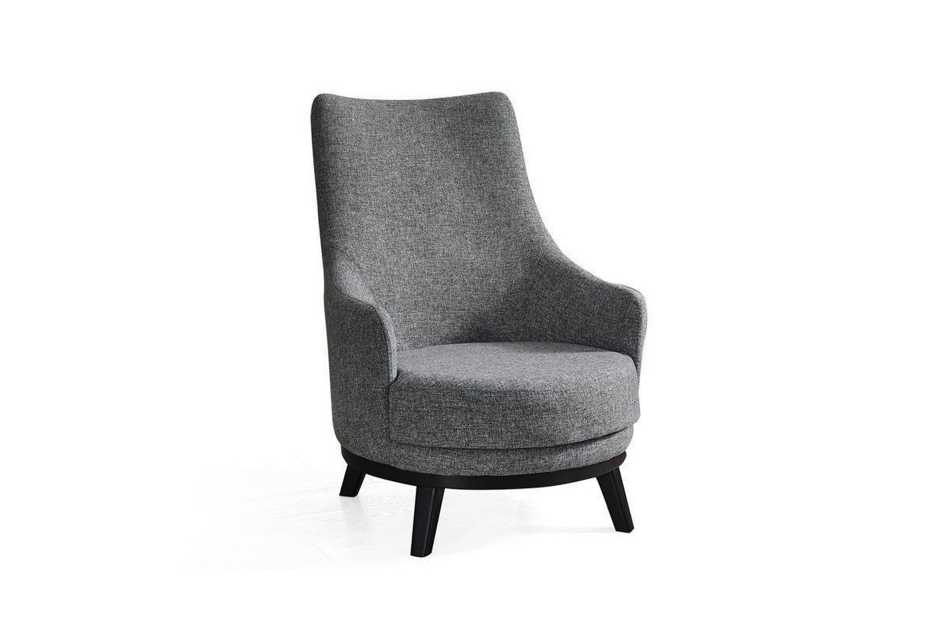 banjo fåtölj - ljusgrå