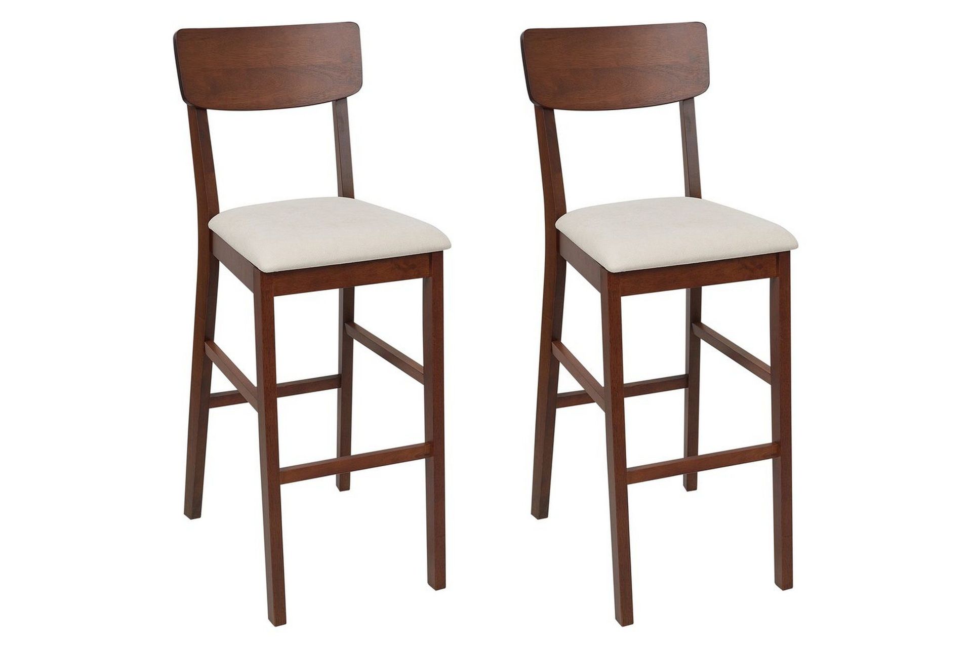Barstol Ambler set om 2 Ljus Trä-Beige - Ljus Trä-Beige