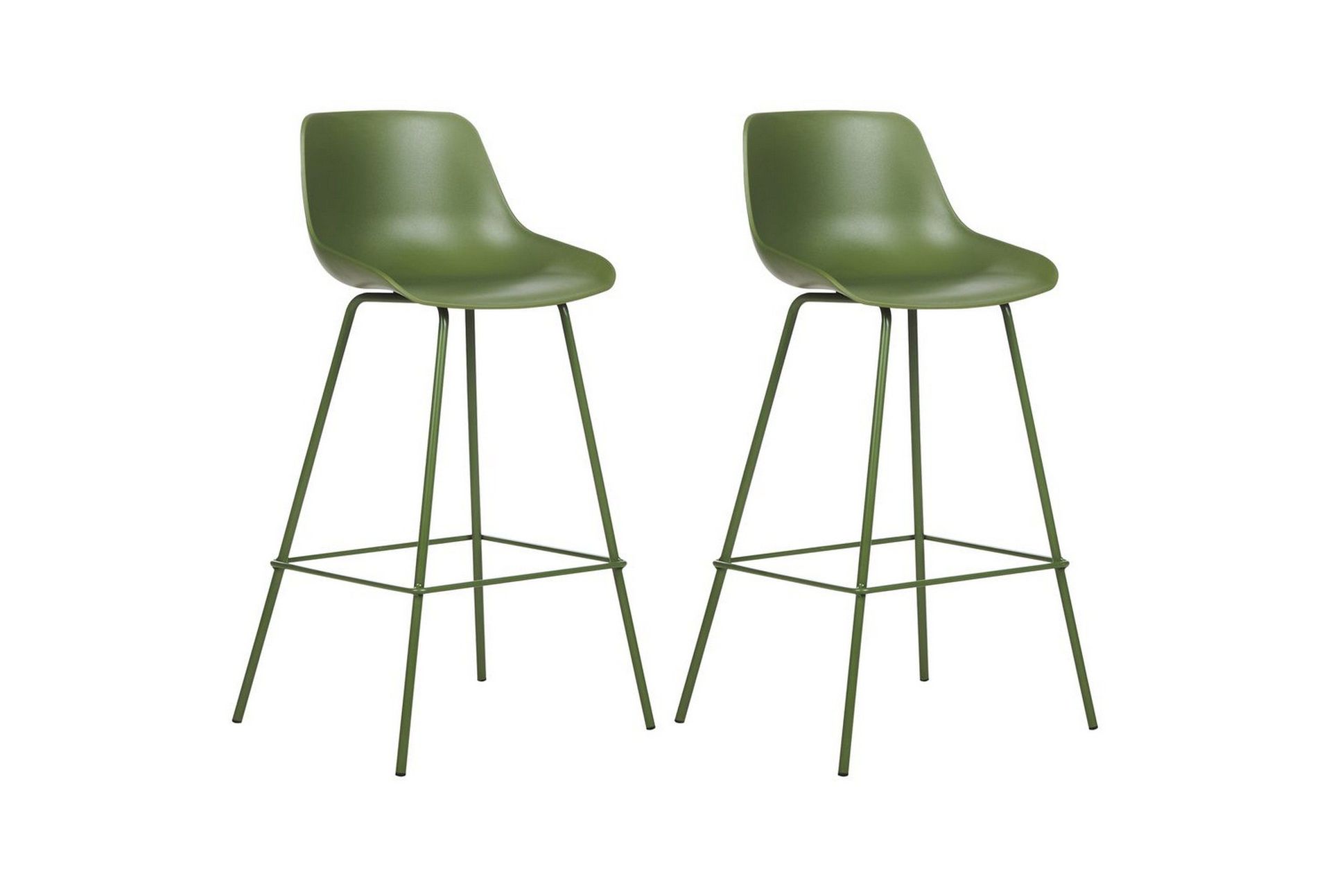 Barstol Emmet set om 2 Gr&ouml;n - Gr&ouml;n