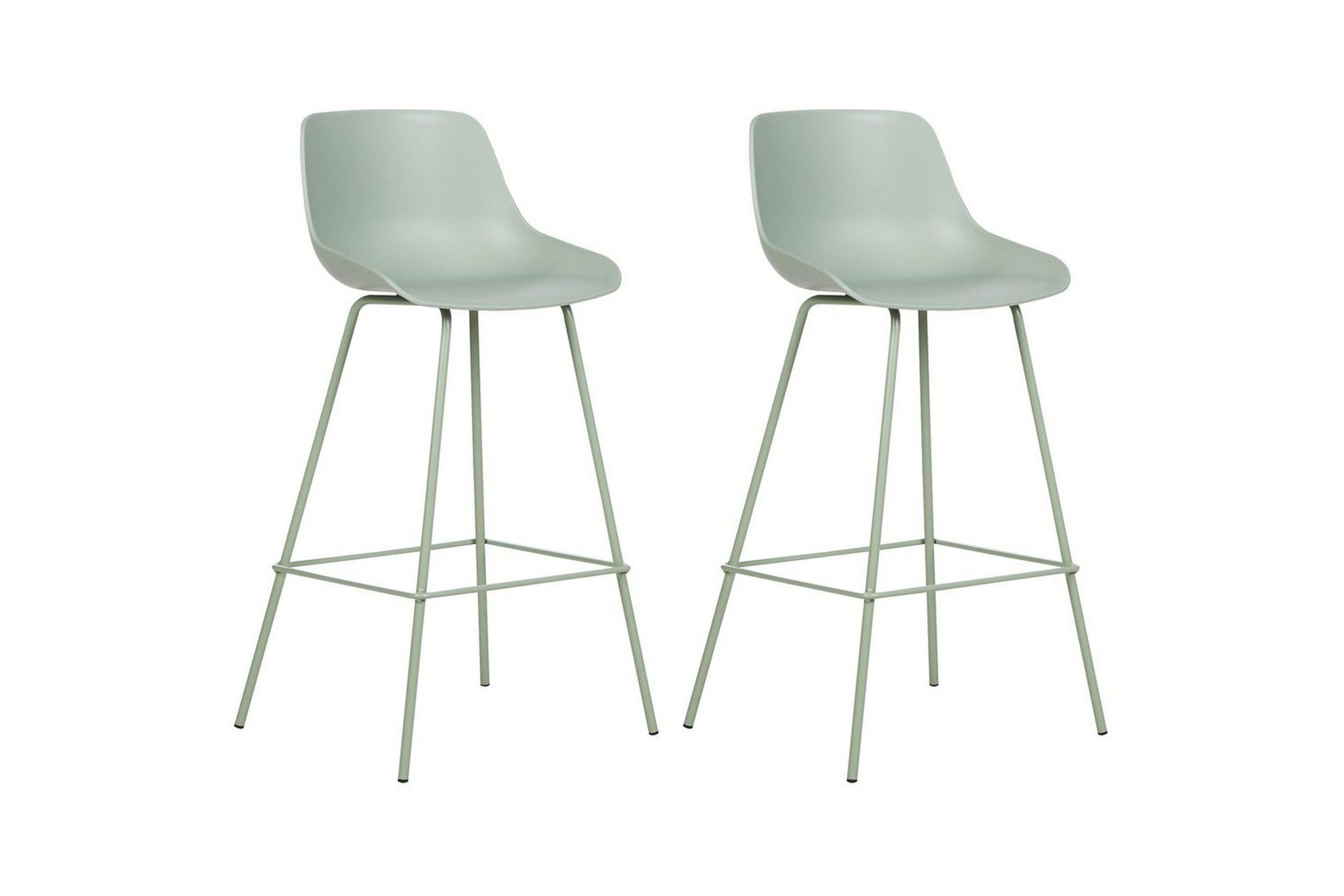barstol emmet set om 2 ljusgrön - ljusgrön