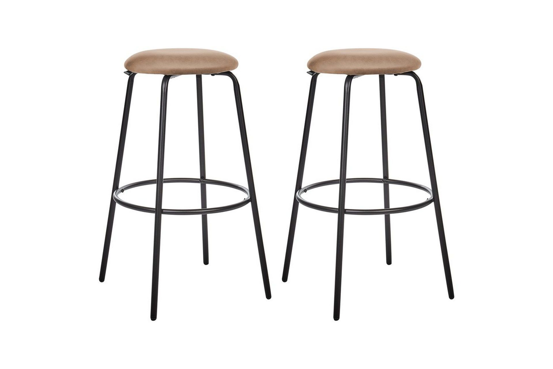 Barstol Morton set om 2 Brun-Svart - Brun-Svart