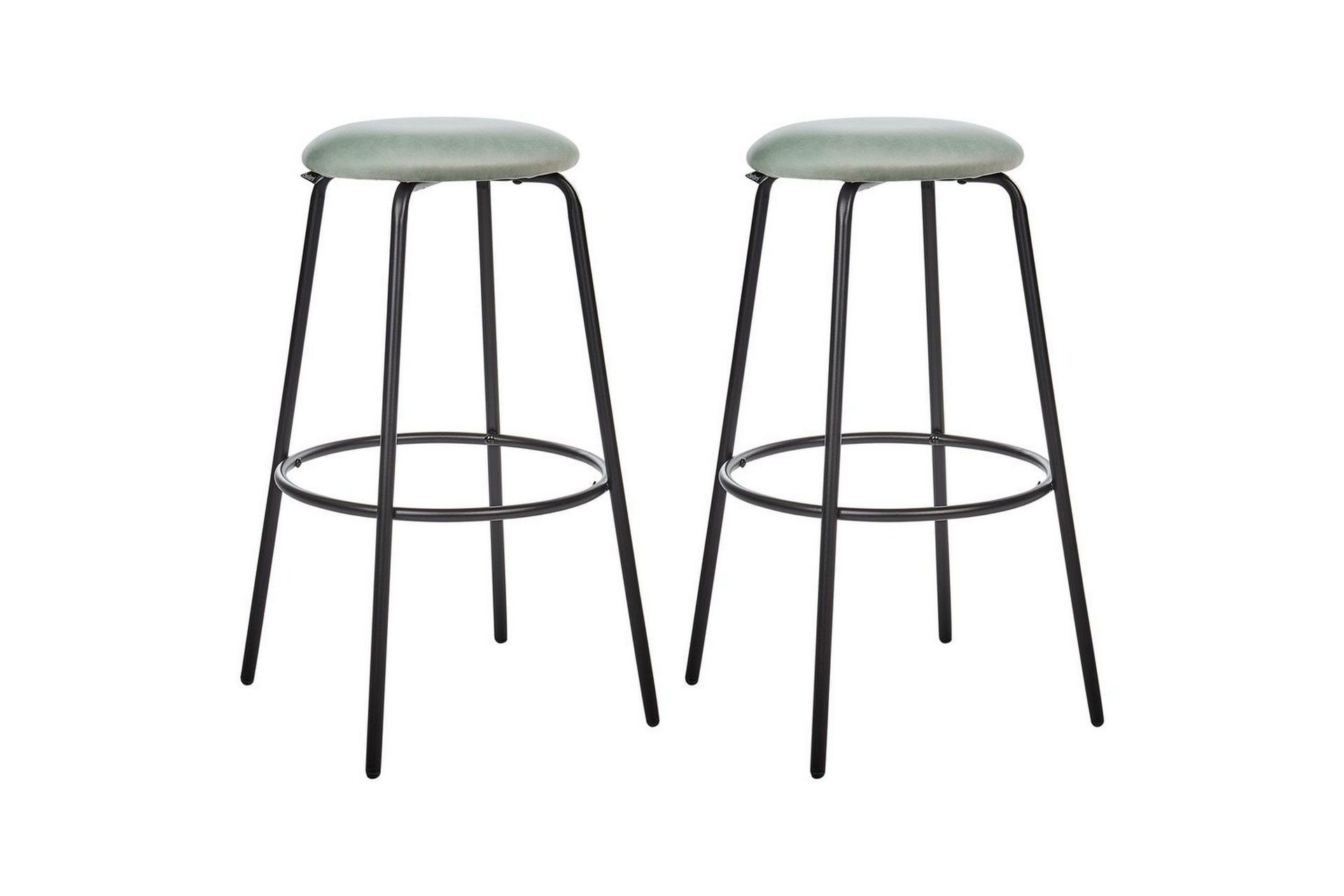 Barstol Morton set om 2 Gr&ouml;n-Svart - Gr&ouml;n-Svart