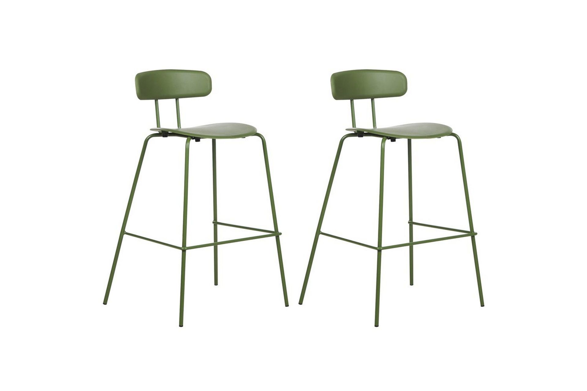 Barstol Sibley set om 2 Gr&ouml;n - Gr&ouml;n