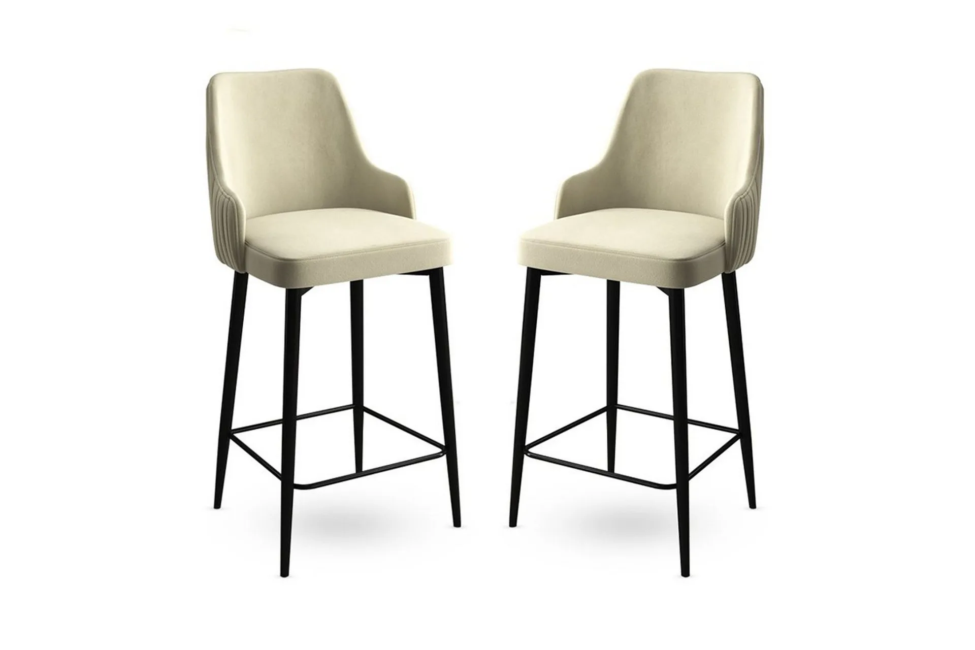 barstol ydra grädde / svart - grädde / svart