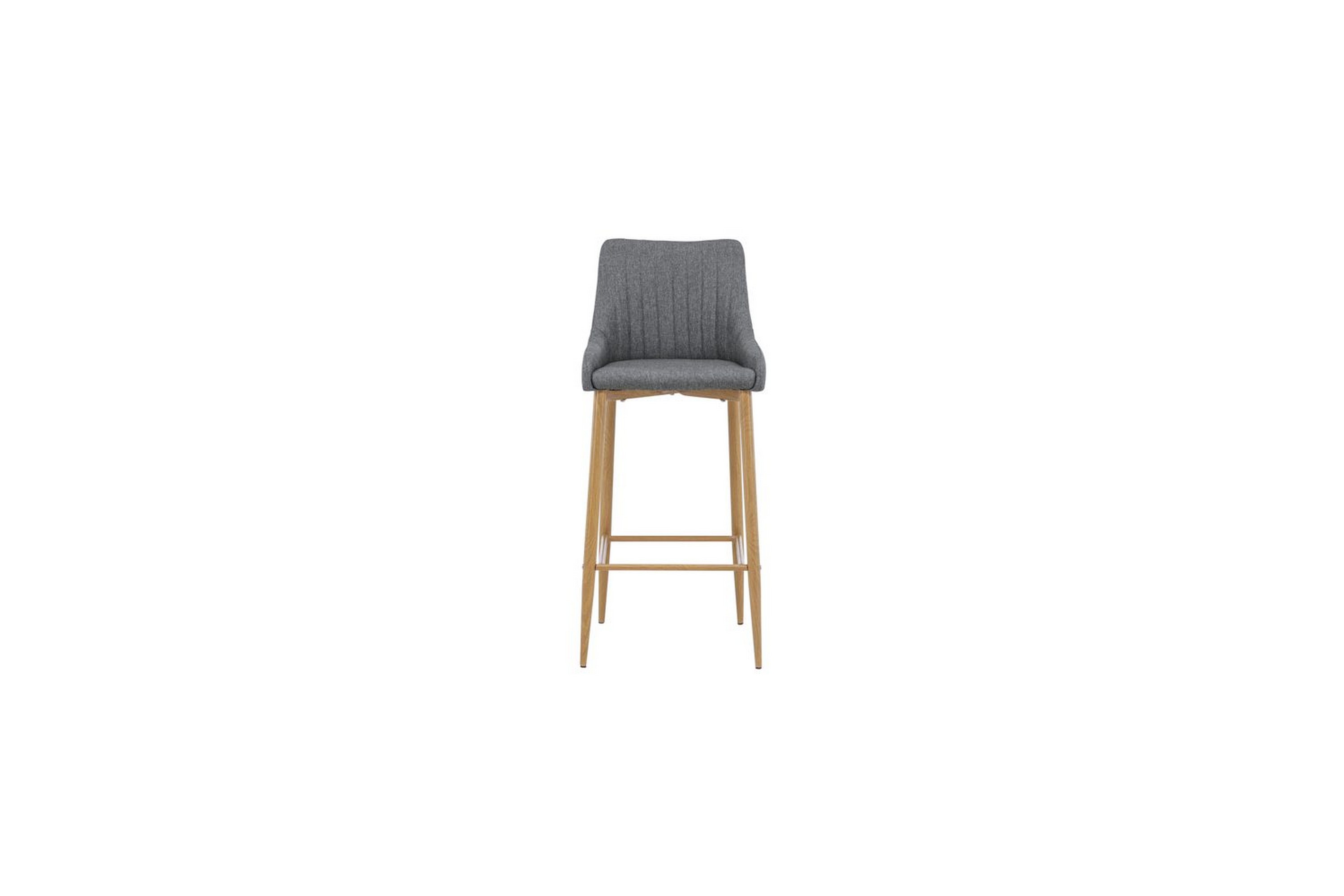 Barstol Plaza 2-pack Natur/Mörkgrå