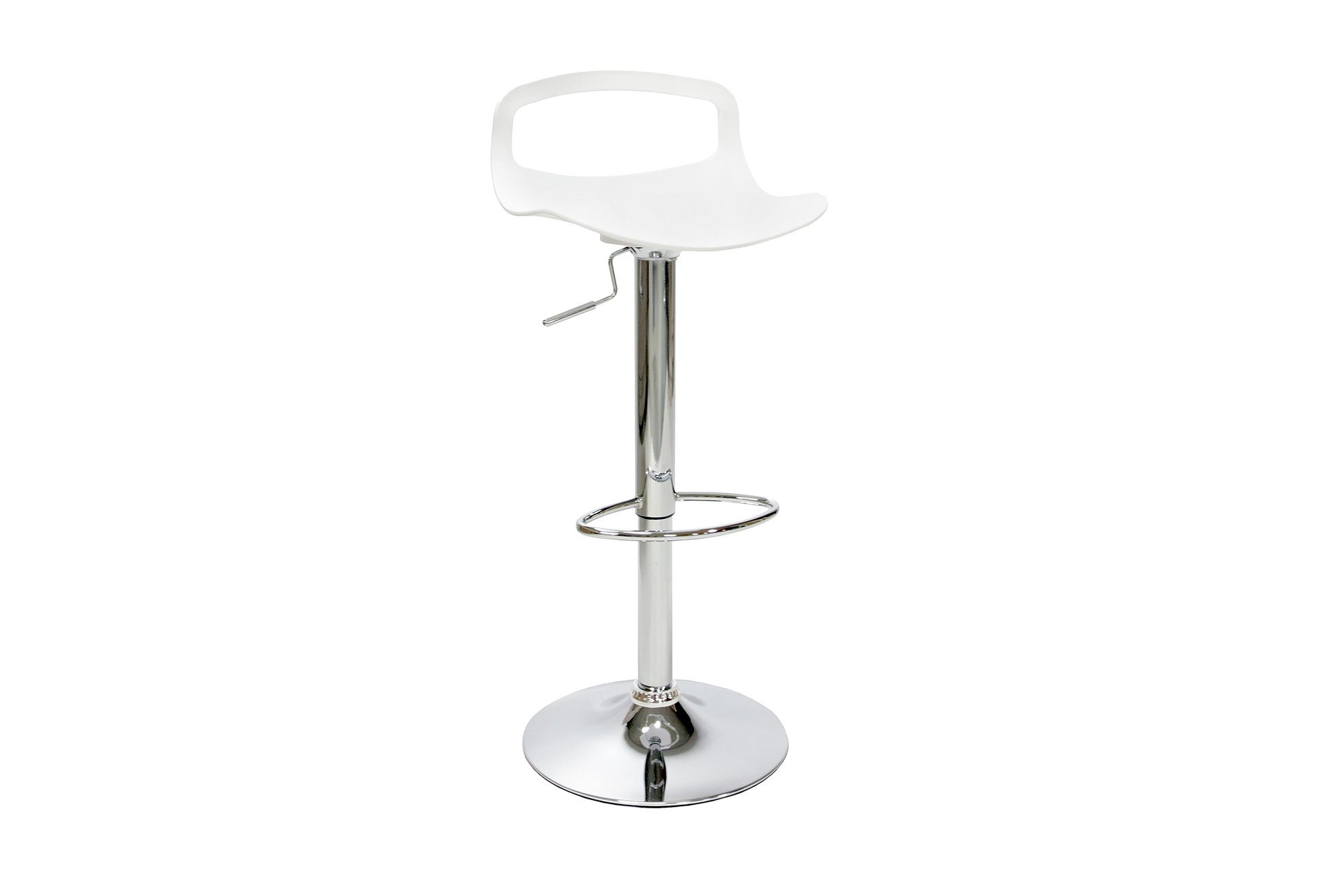 Andy Barstol - Vit/Krom