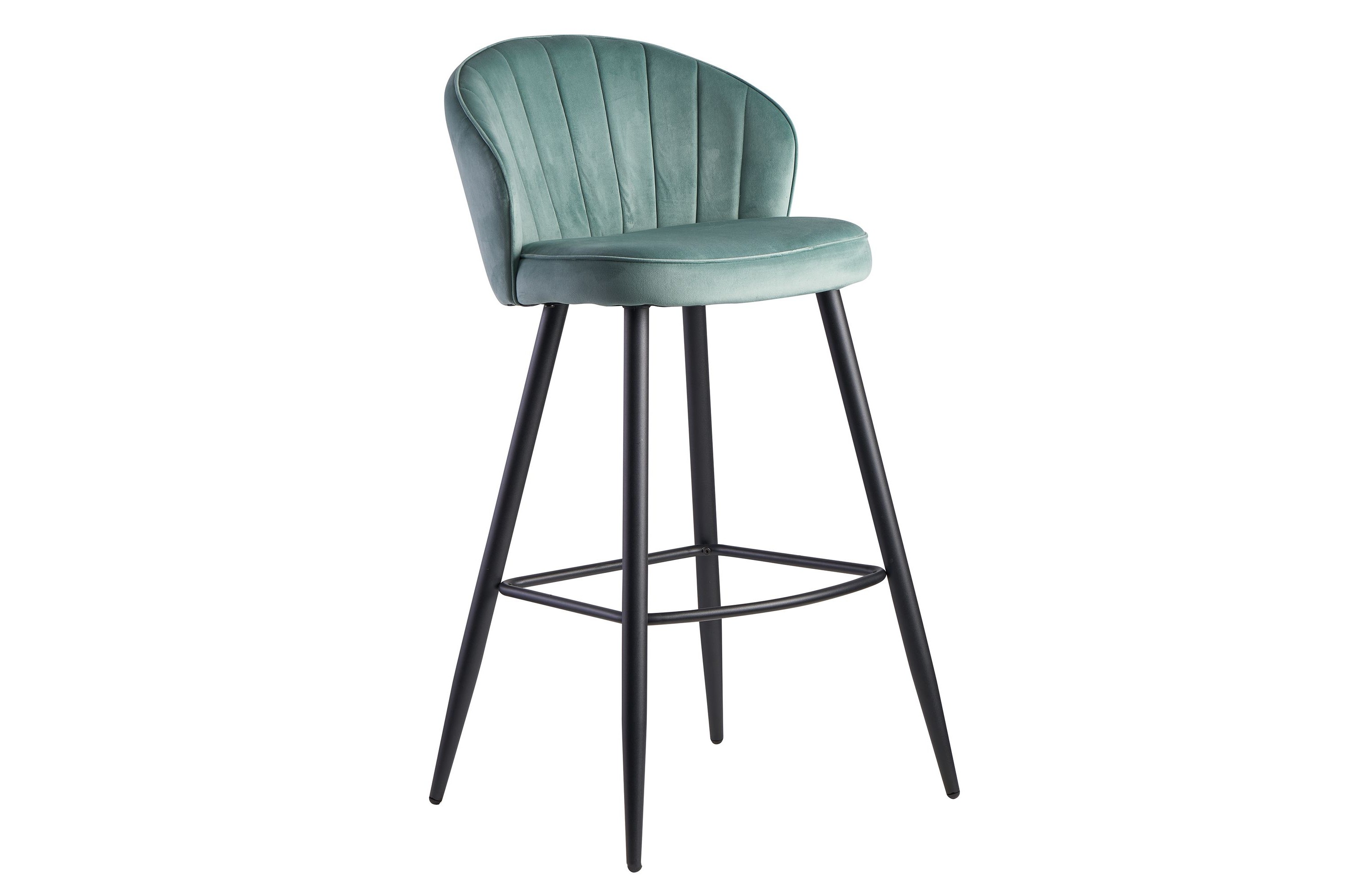 barstol clanton - ljusgrön/svart