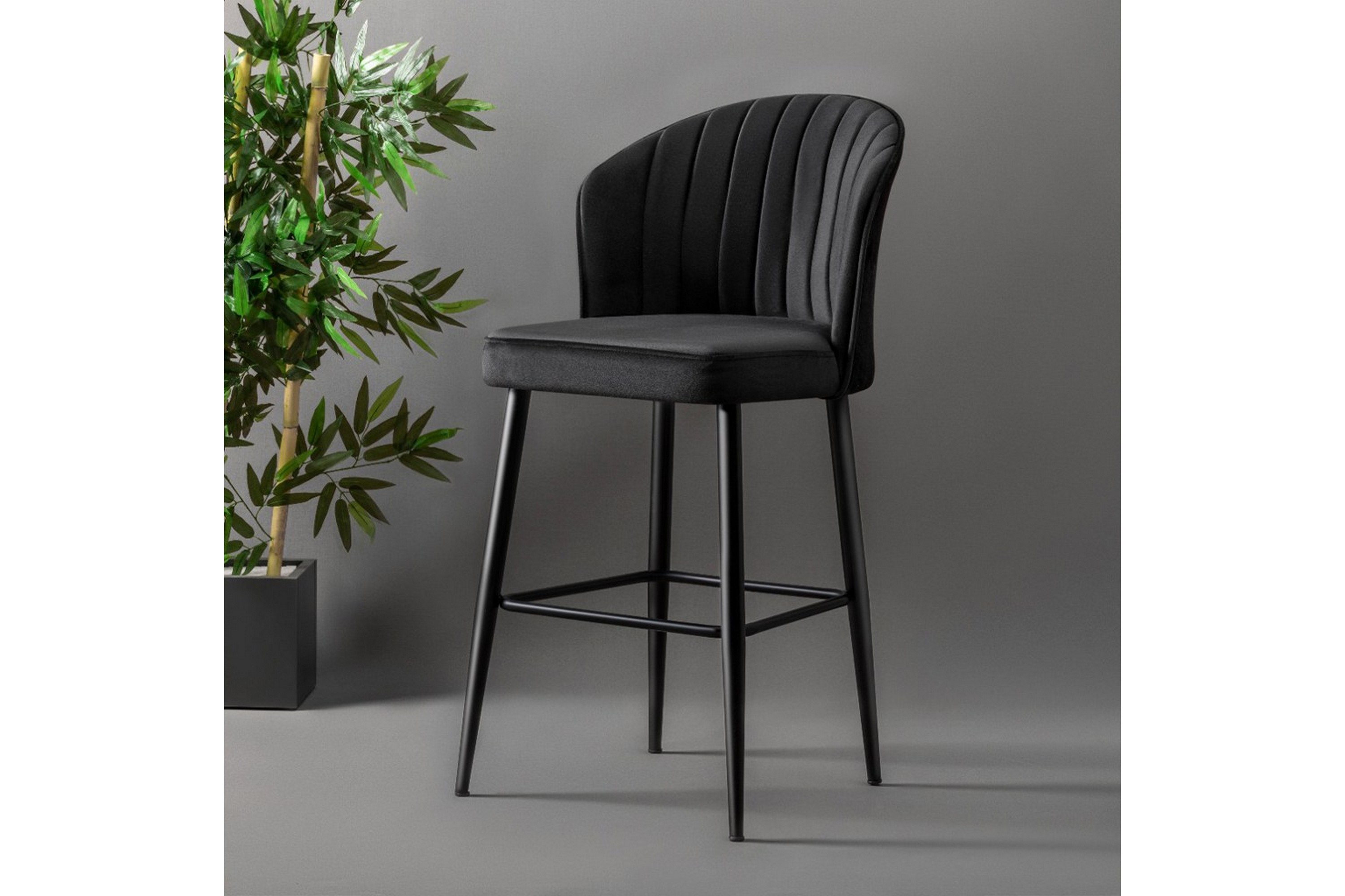 barstol rubi - svart