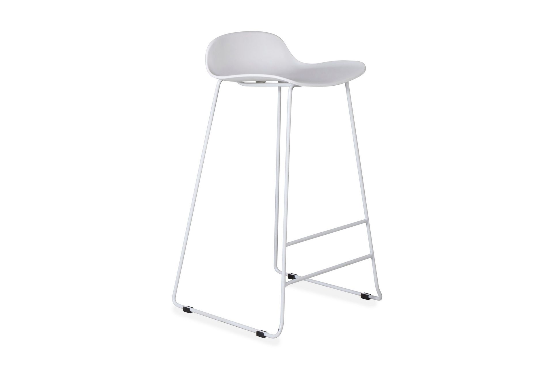 wave barstol - vit/vit