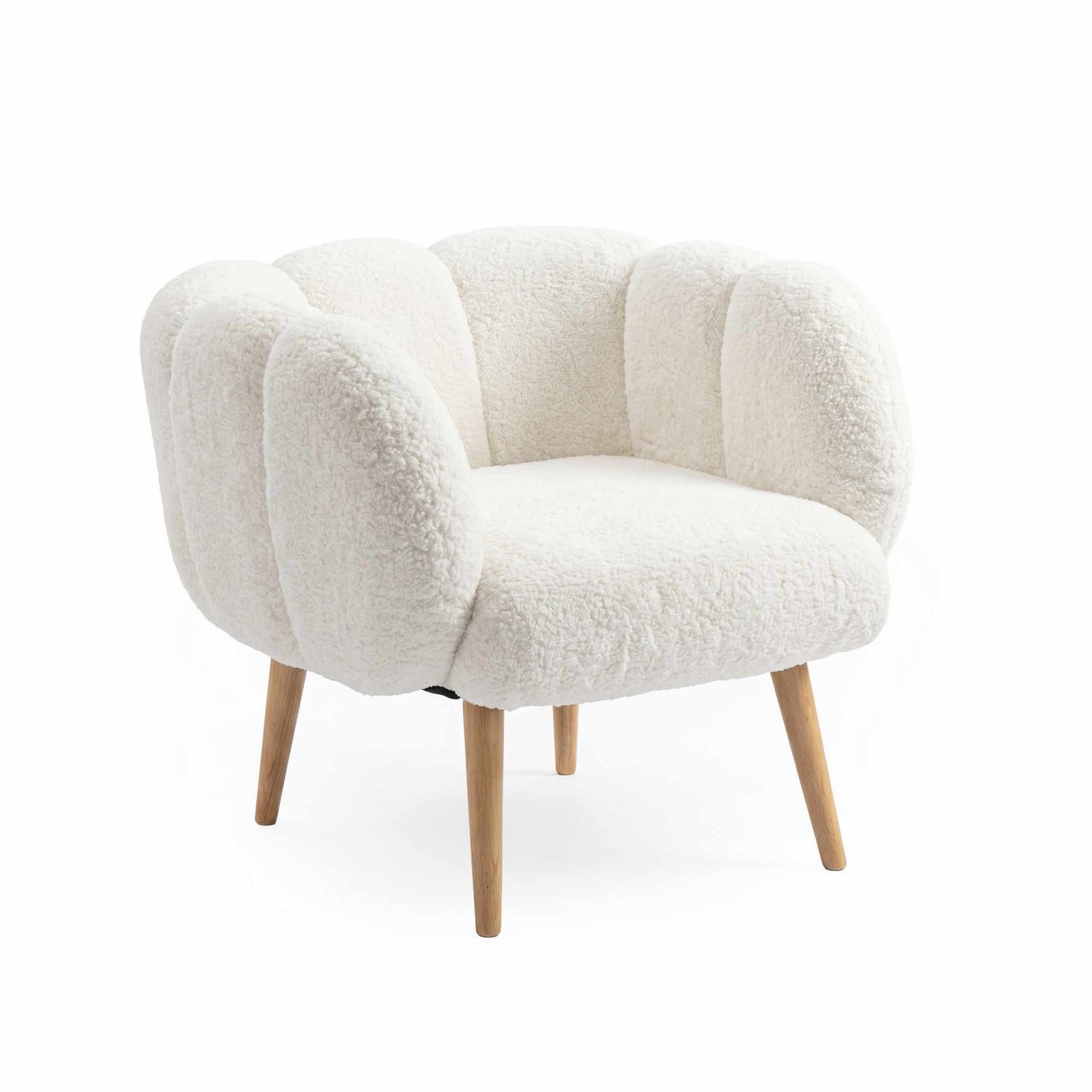 Bingdi Fåtölj Bubblig med sidobord -