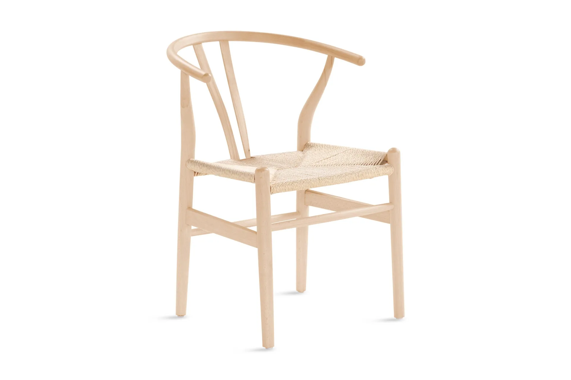 Dastoori Matstol med Armst&ouml;d - Vitlaserad / Ek / Tr&auml; / Natur