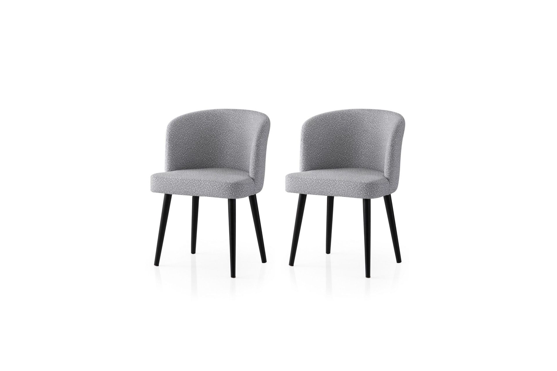 errol matstol - svart/ljusgrå