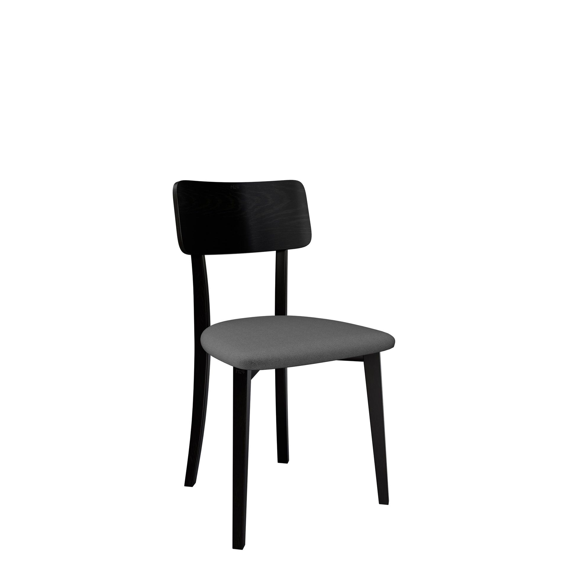 Esher Matstol - svart/gr&aring;