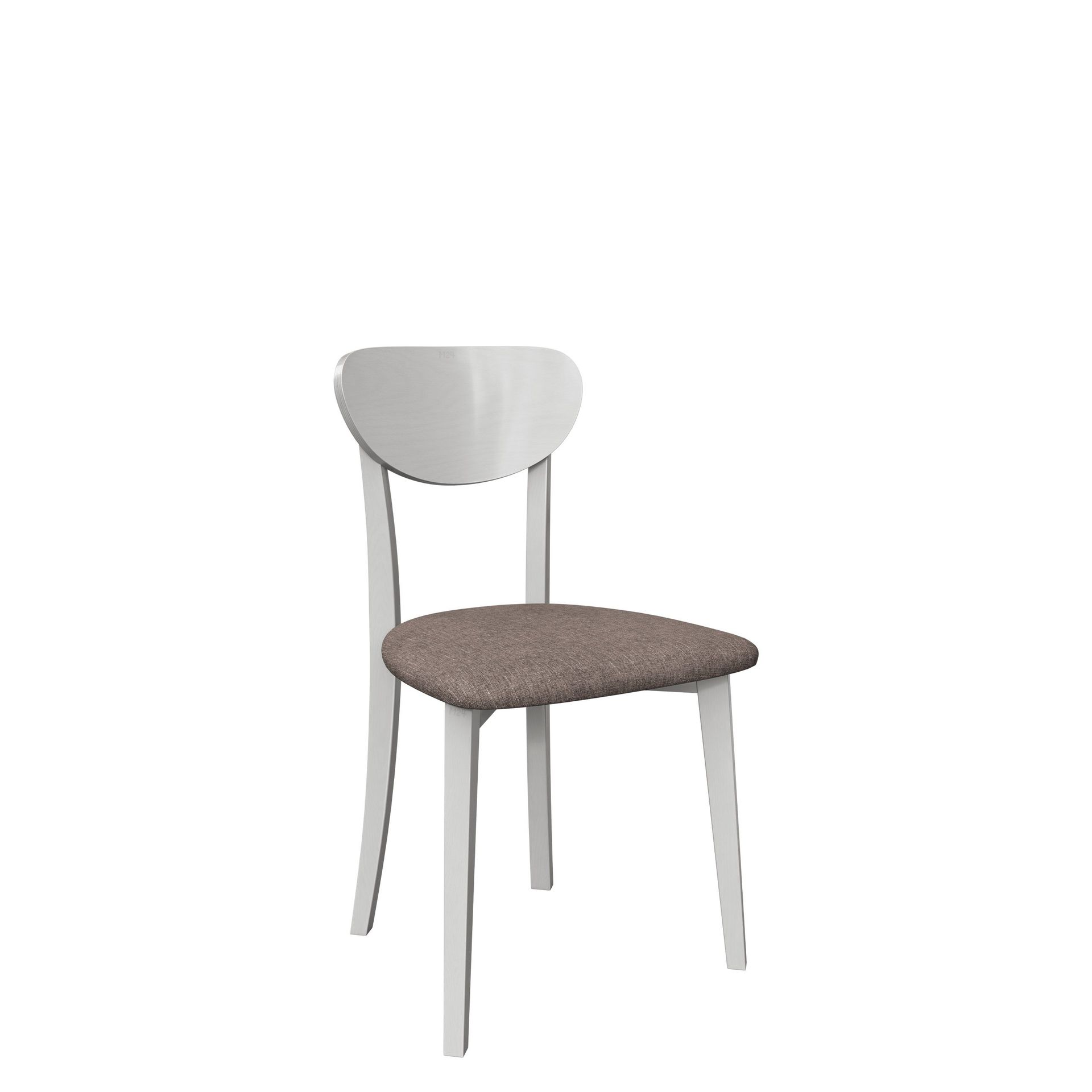 Esher Matstol - vit, brun