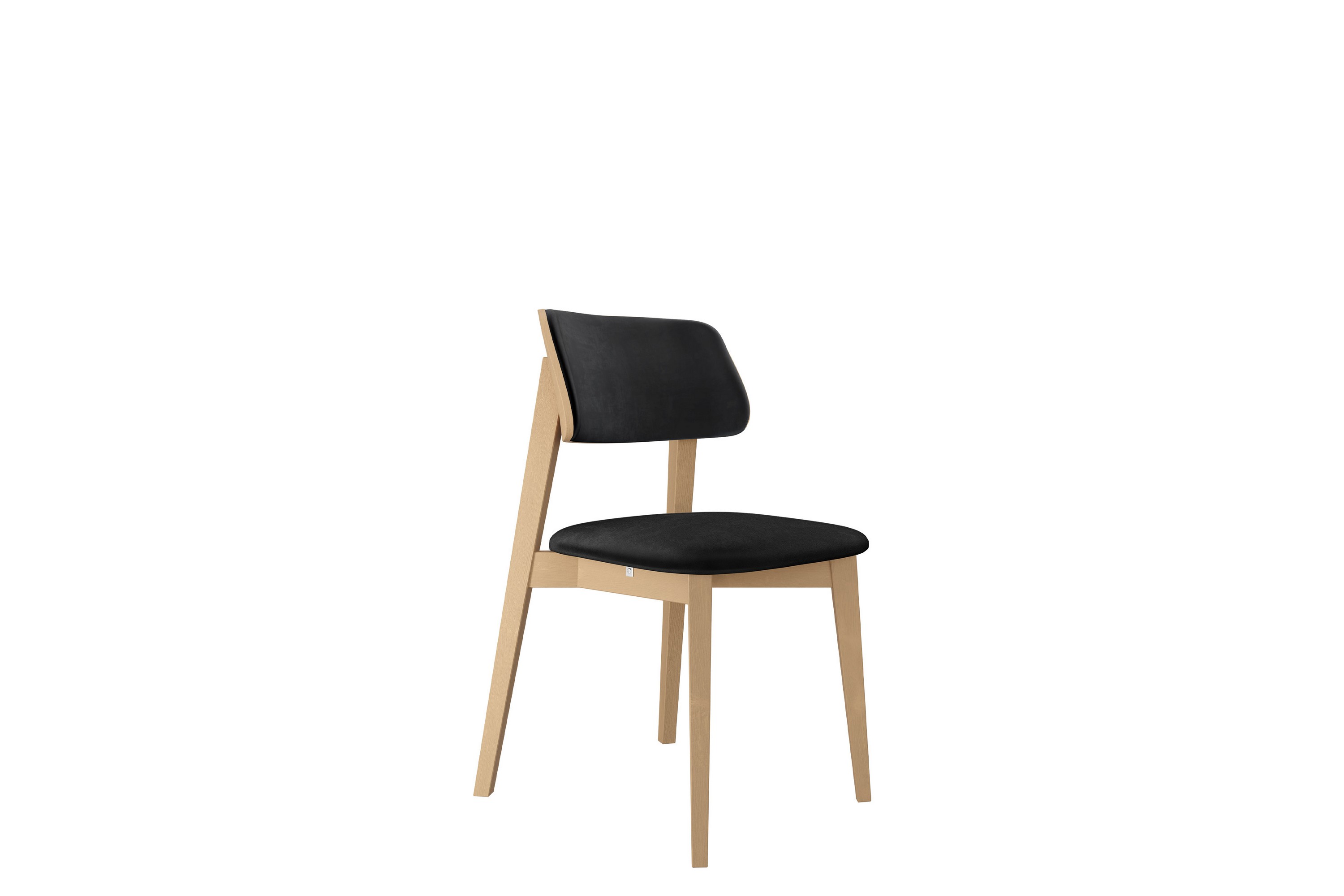Ferrara Matstol Svart/Beige