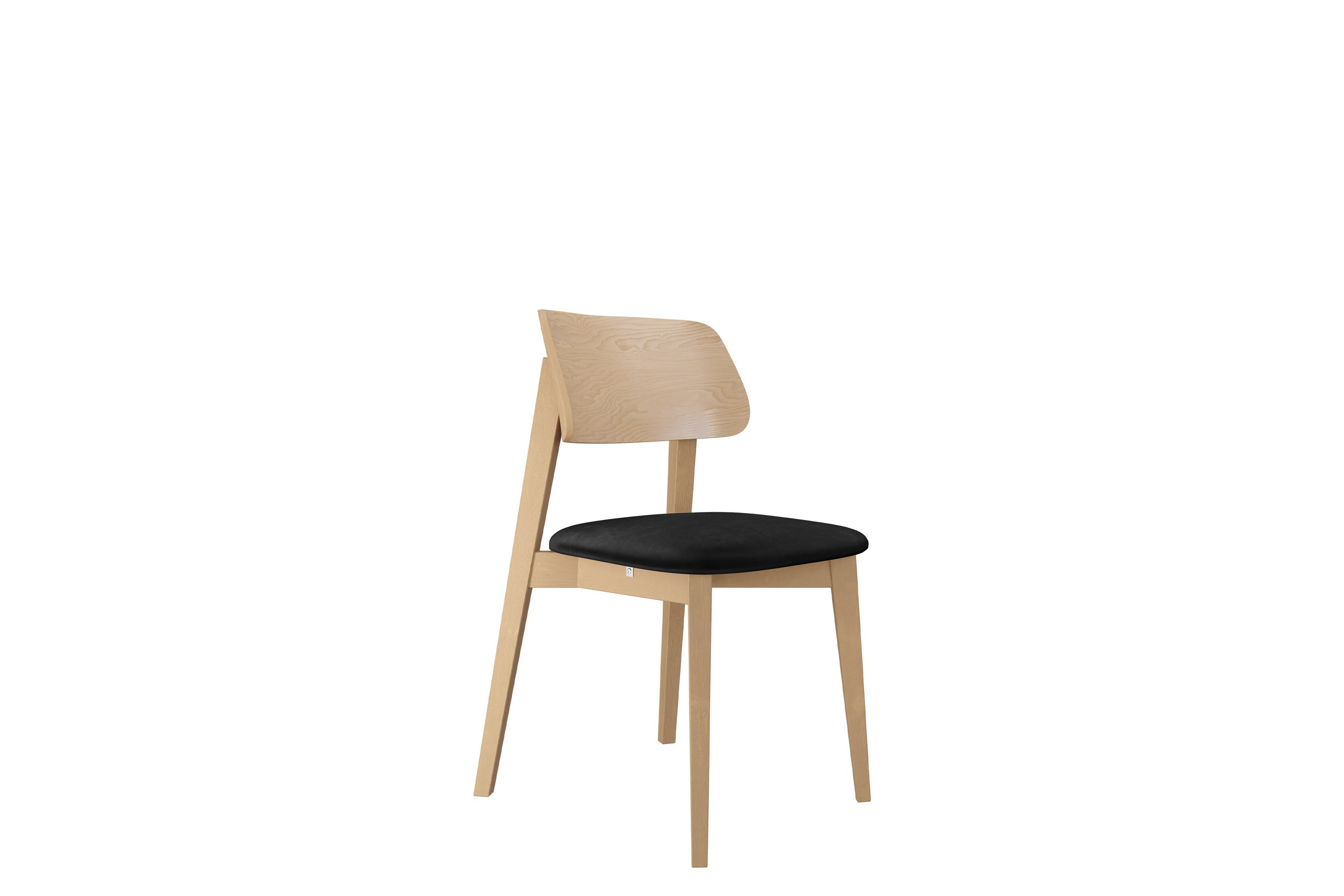 ferrara matstol - svart/beige