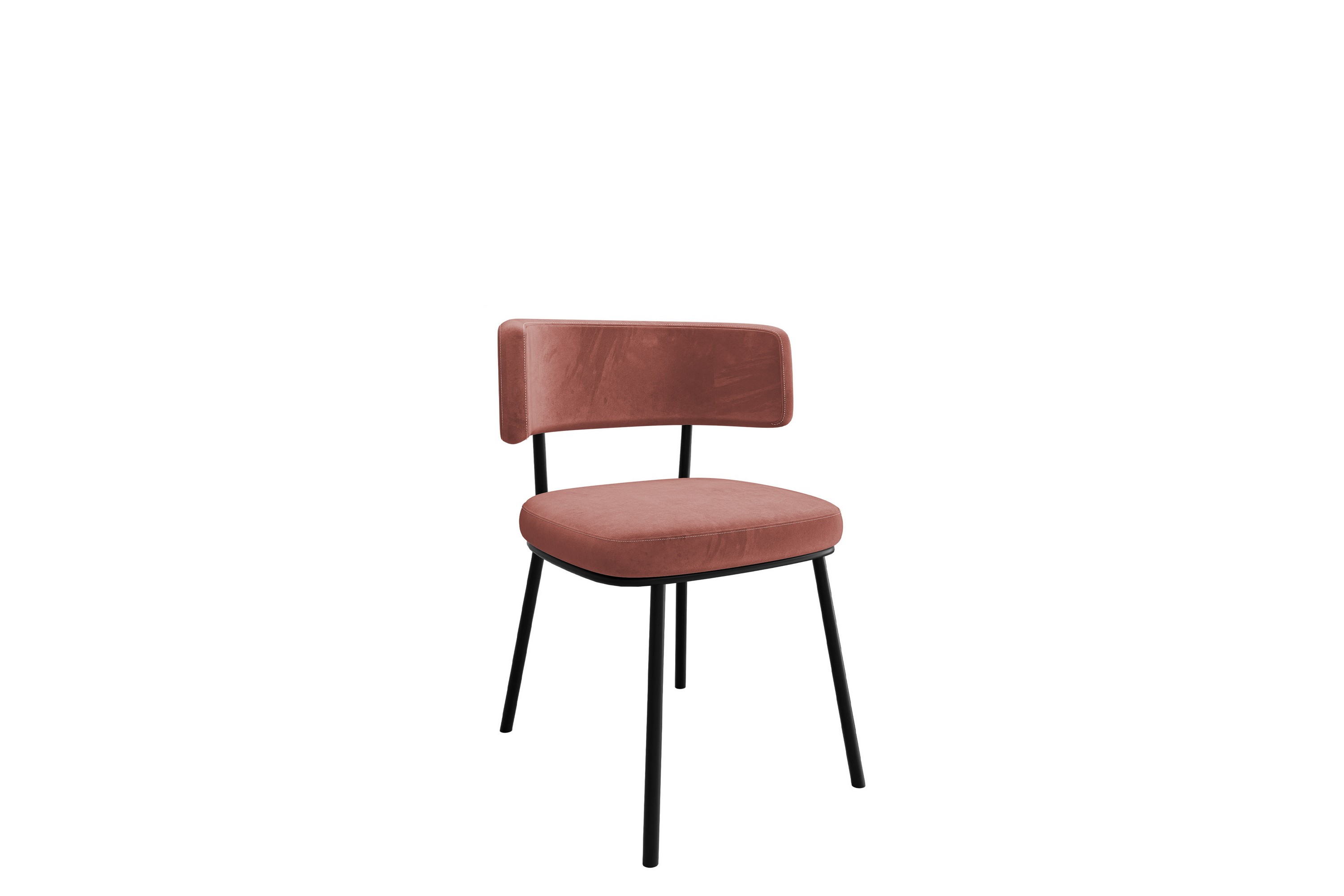Flanagan Matstol Rosa/Svart