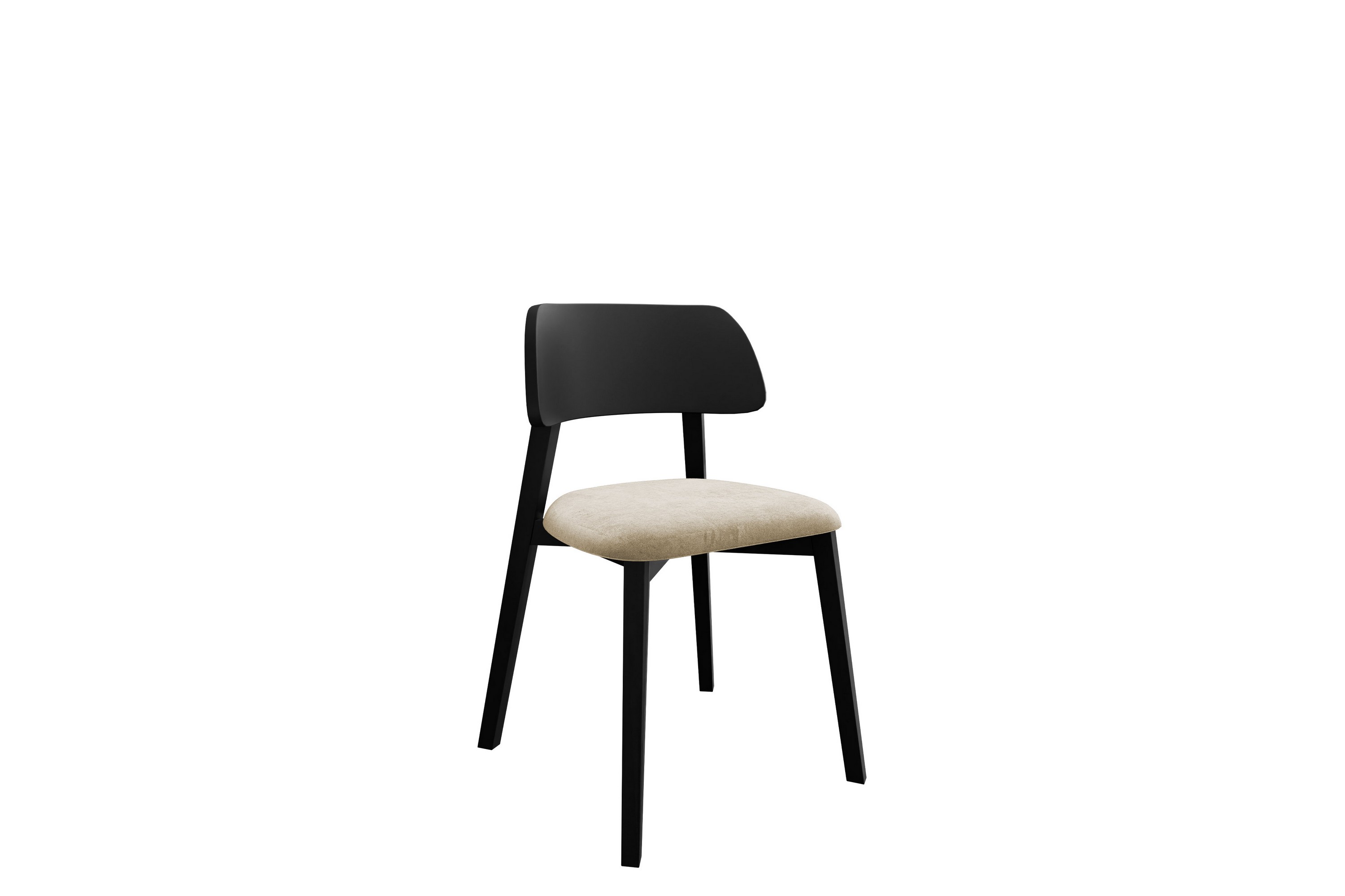 Flannery Matstol Beige/Svart