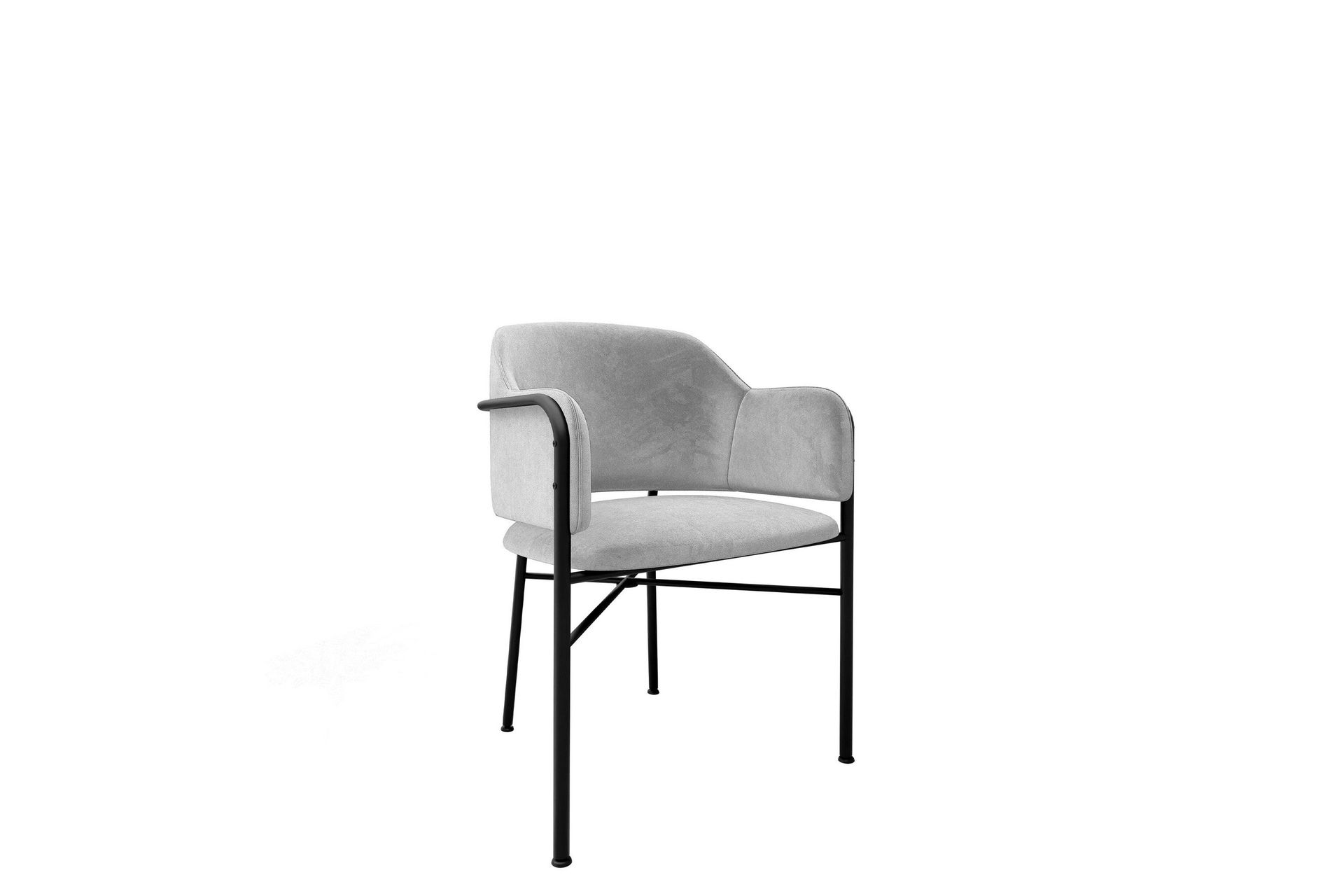 Floden Karmstol - Ljusgr&aring;/Svart