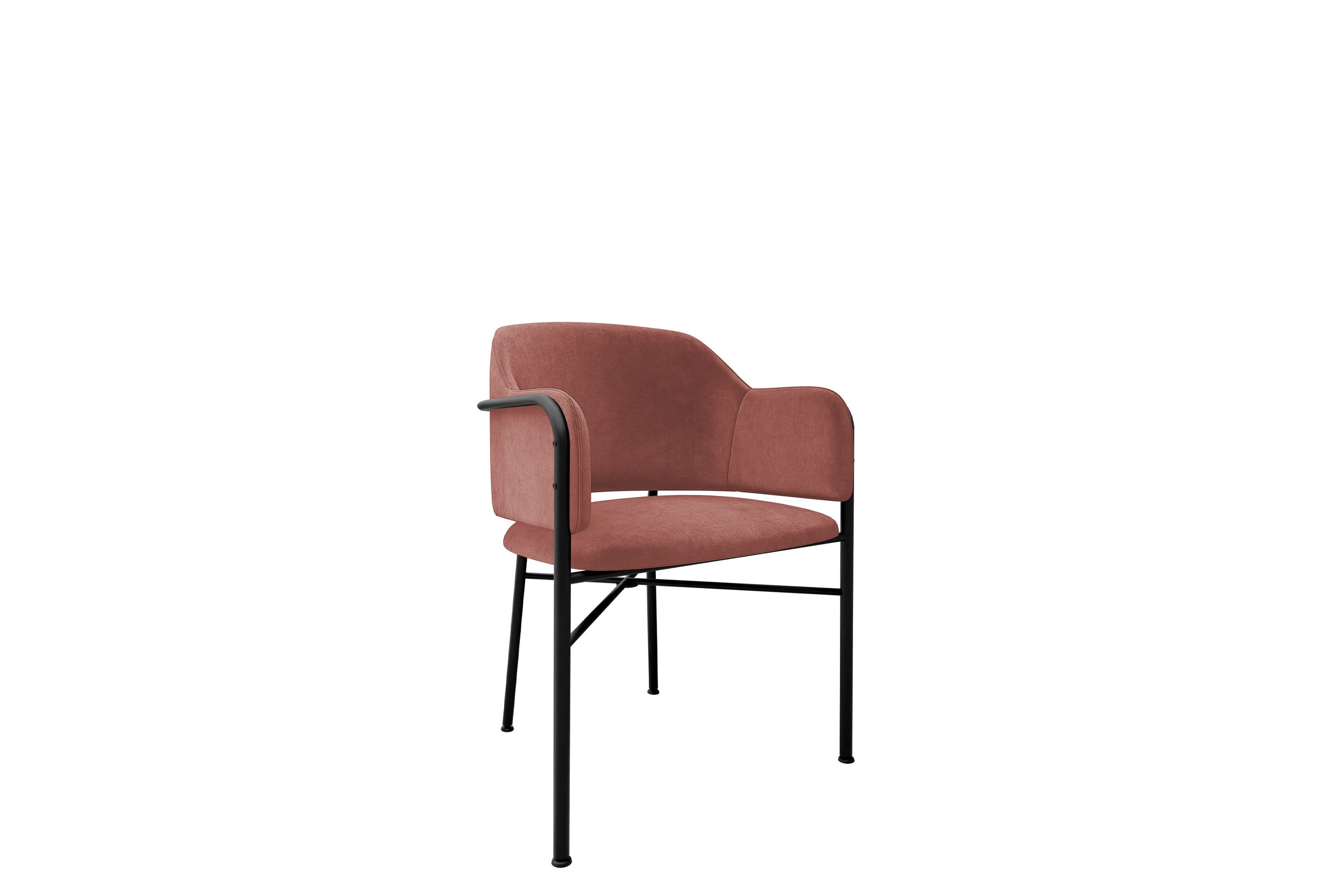 Floden Karmstol Rosa/Svart