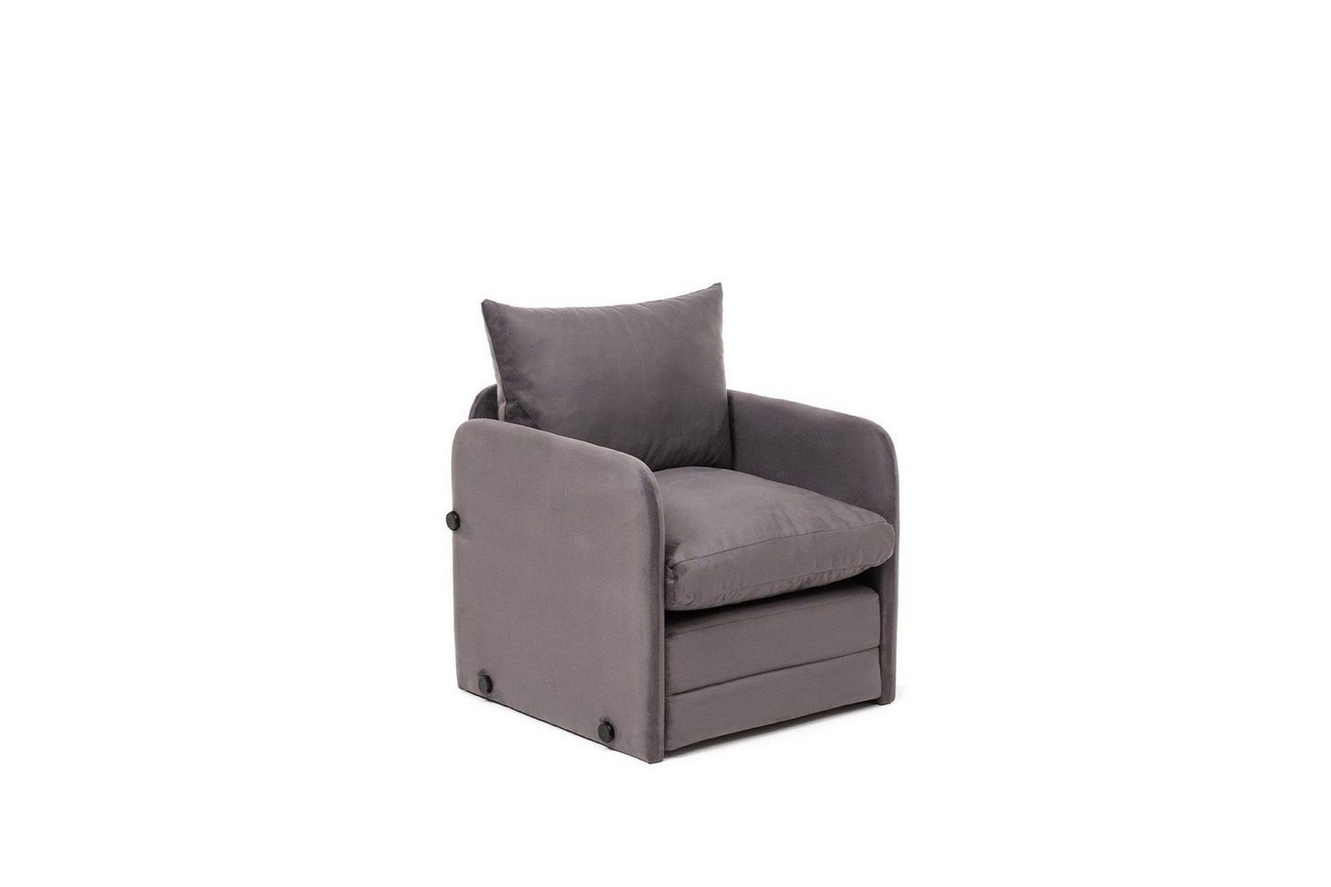 1-sits bäddsoffa Rubby Grå - Grå
