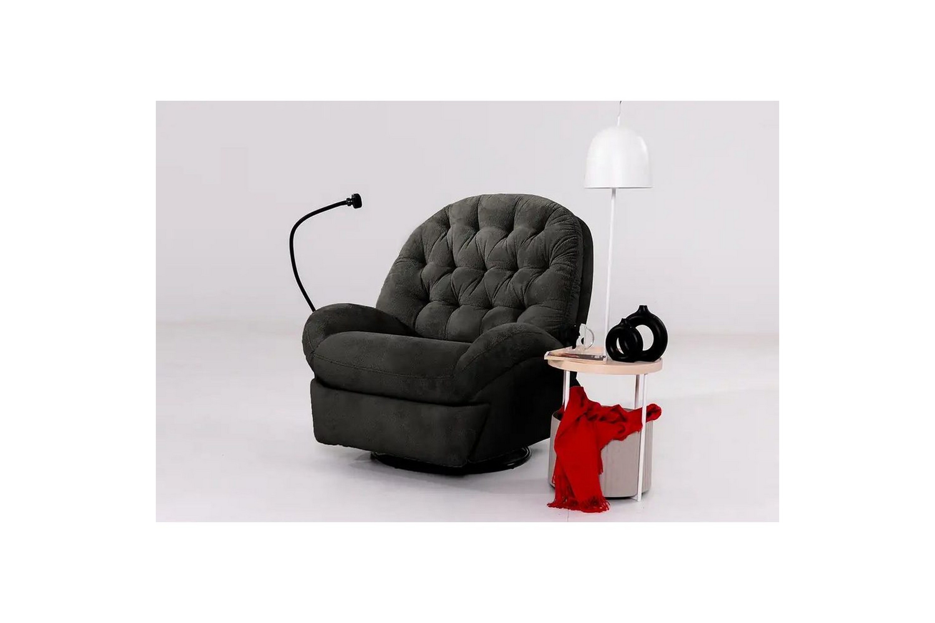 adesis reclinerfåtölj elektrisk - svart