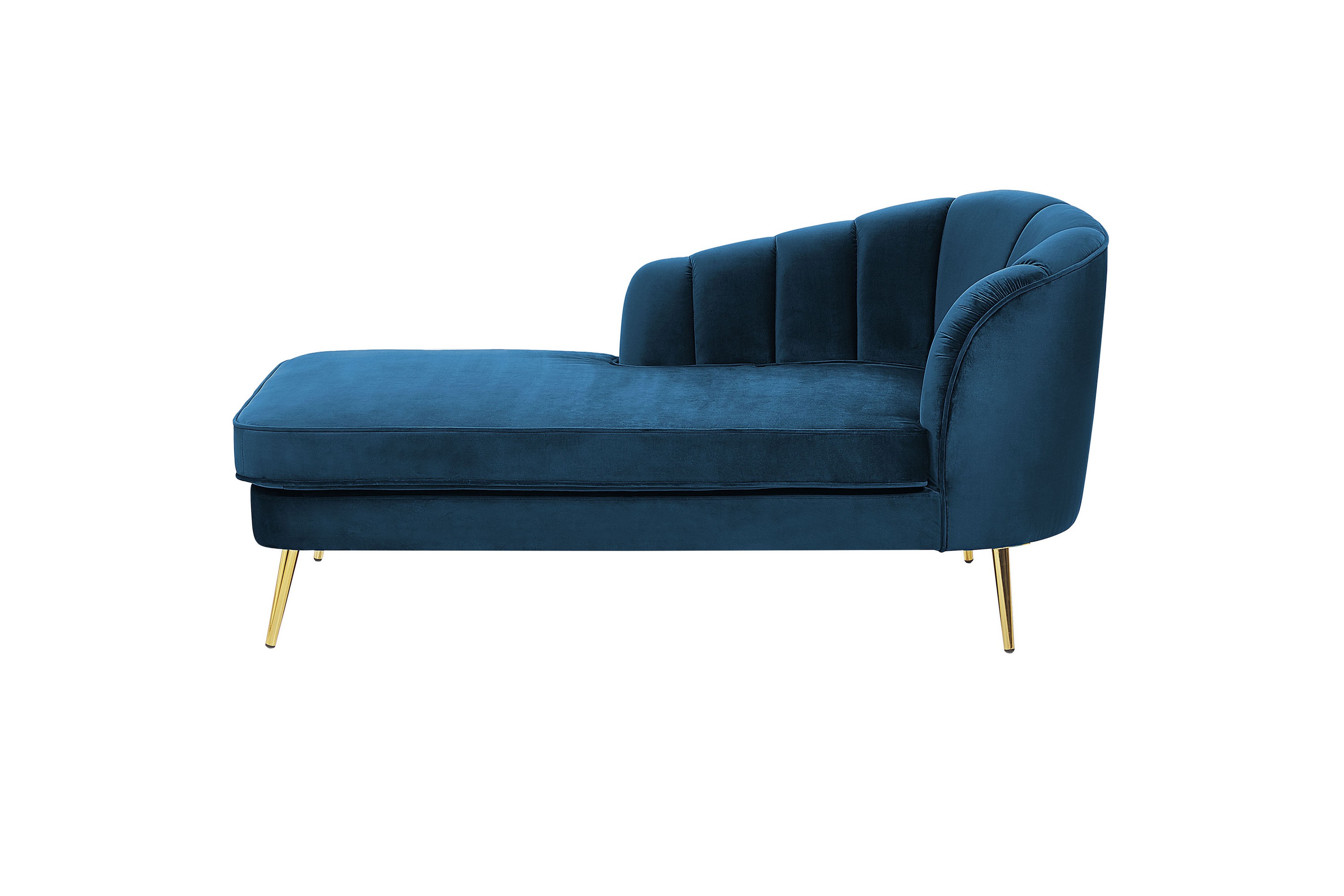 allier schäslong 150 cm - guld/blå