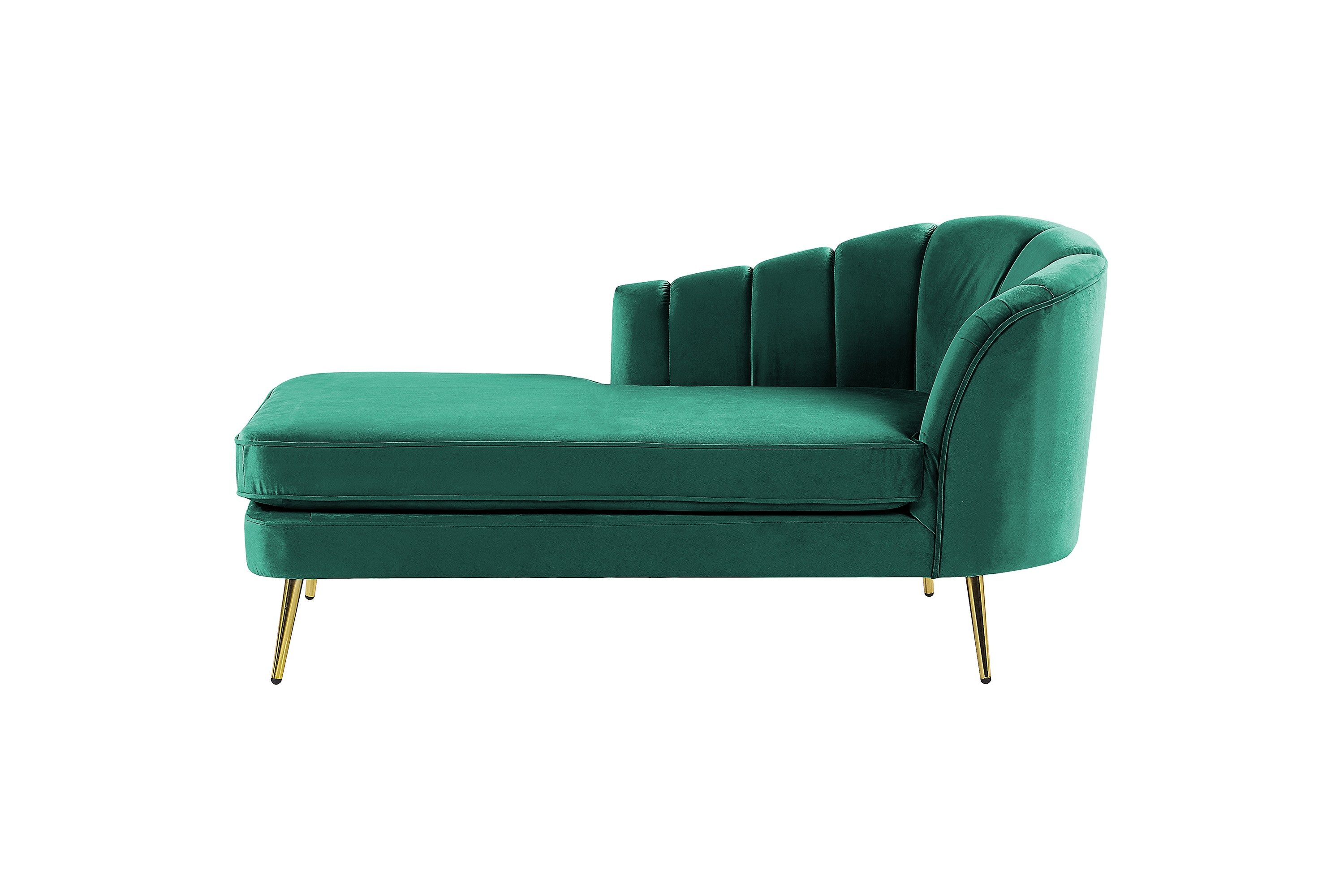 allier schäslong 150 cm - guld/grön