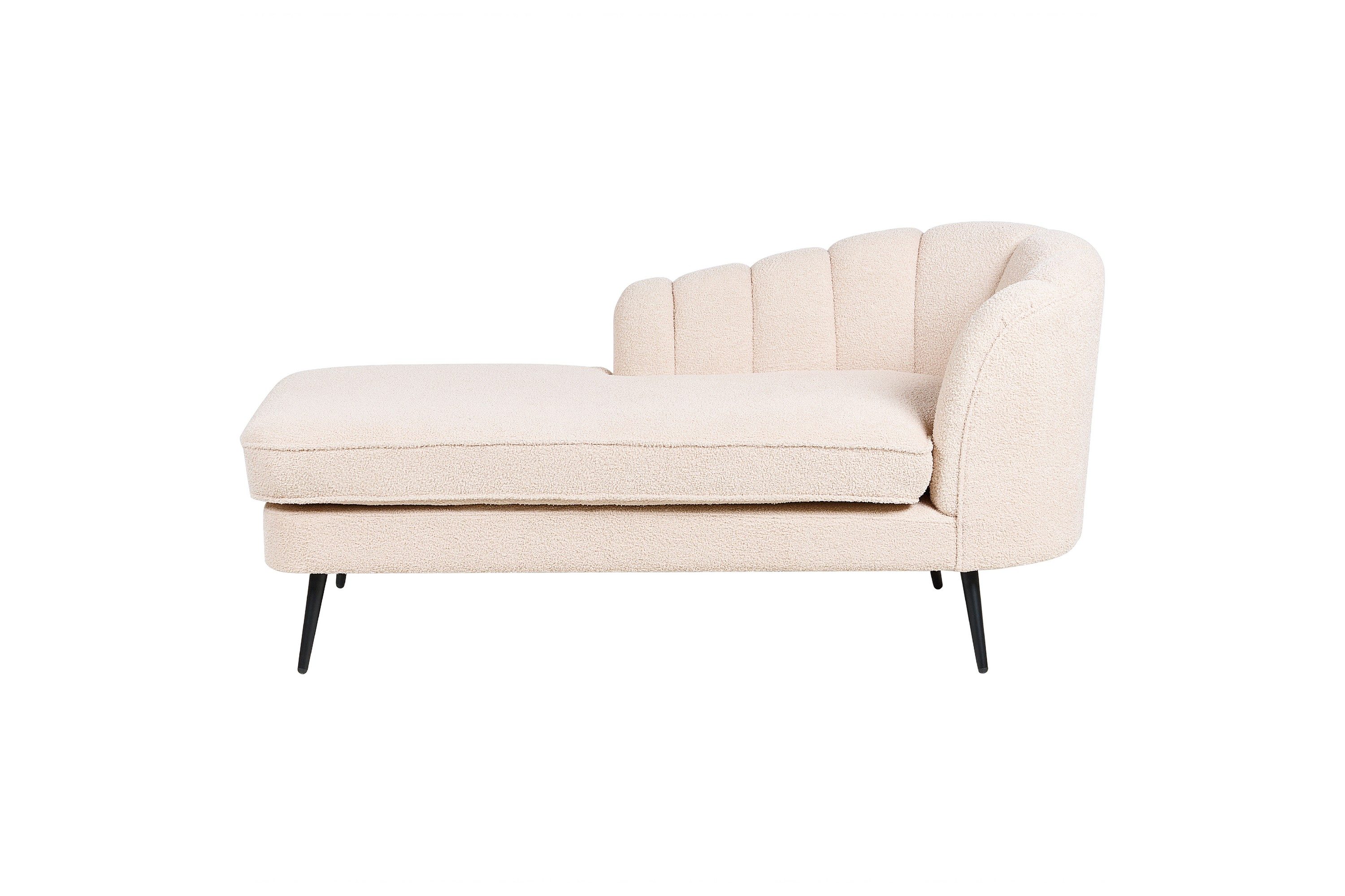 allier schäslong 150 cm höger - beige/svart
