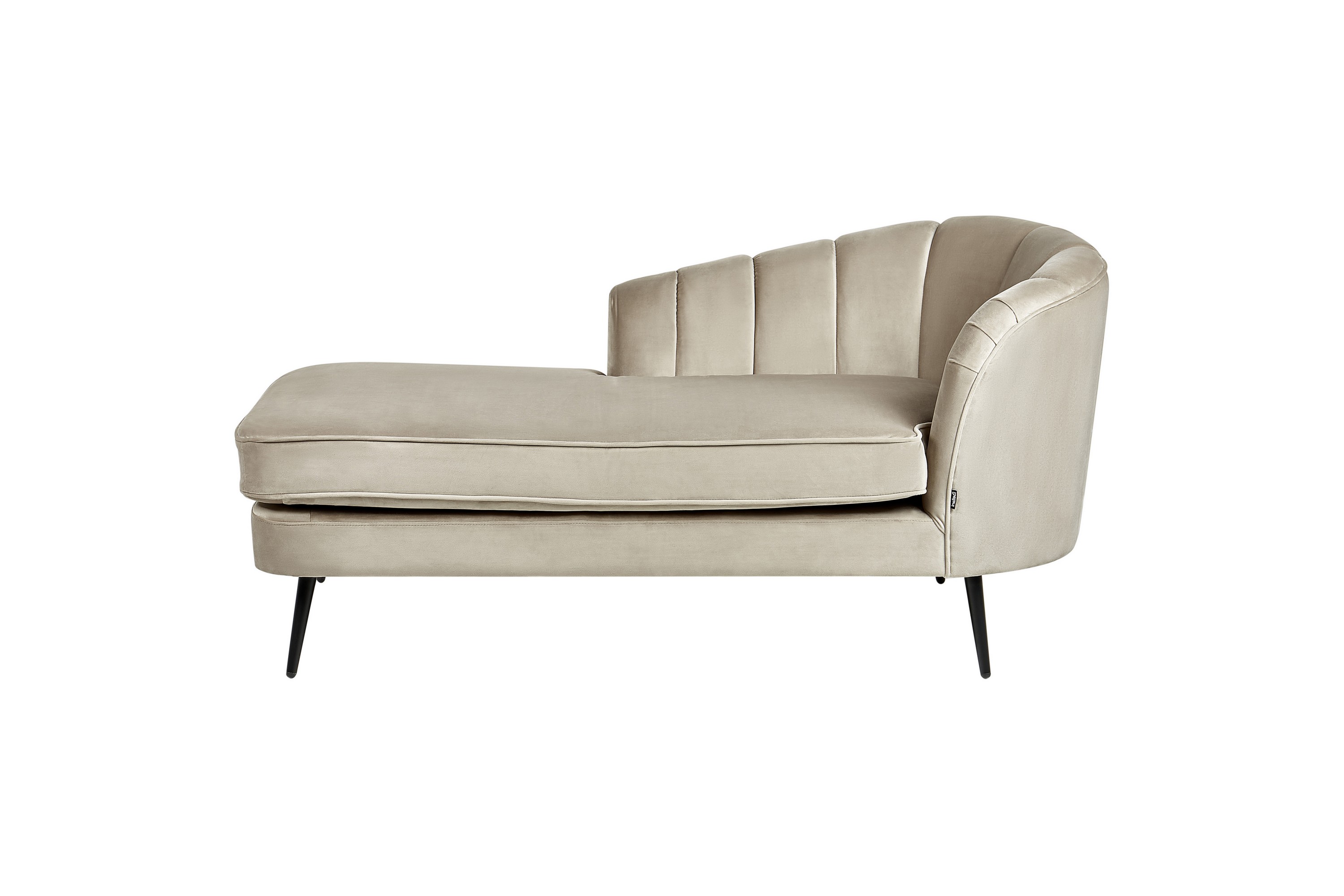Allier Schäslong 150 cm Höger Beige/Svart