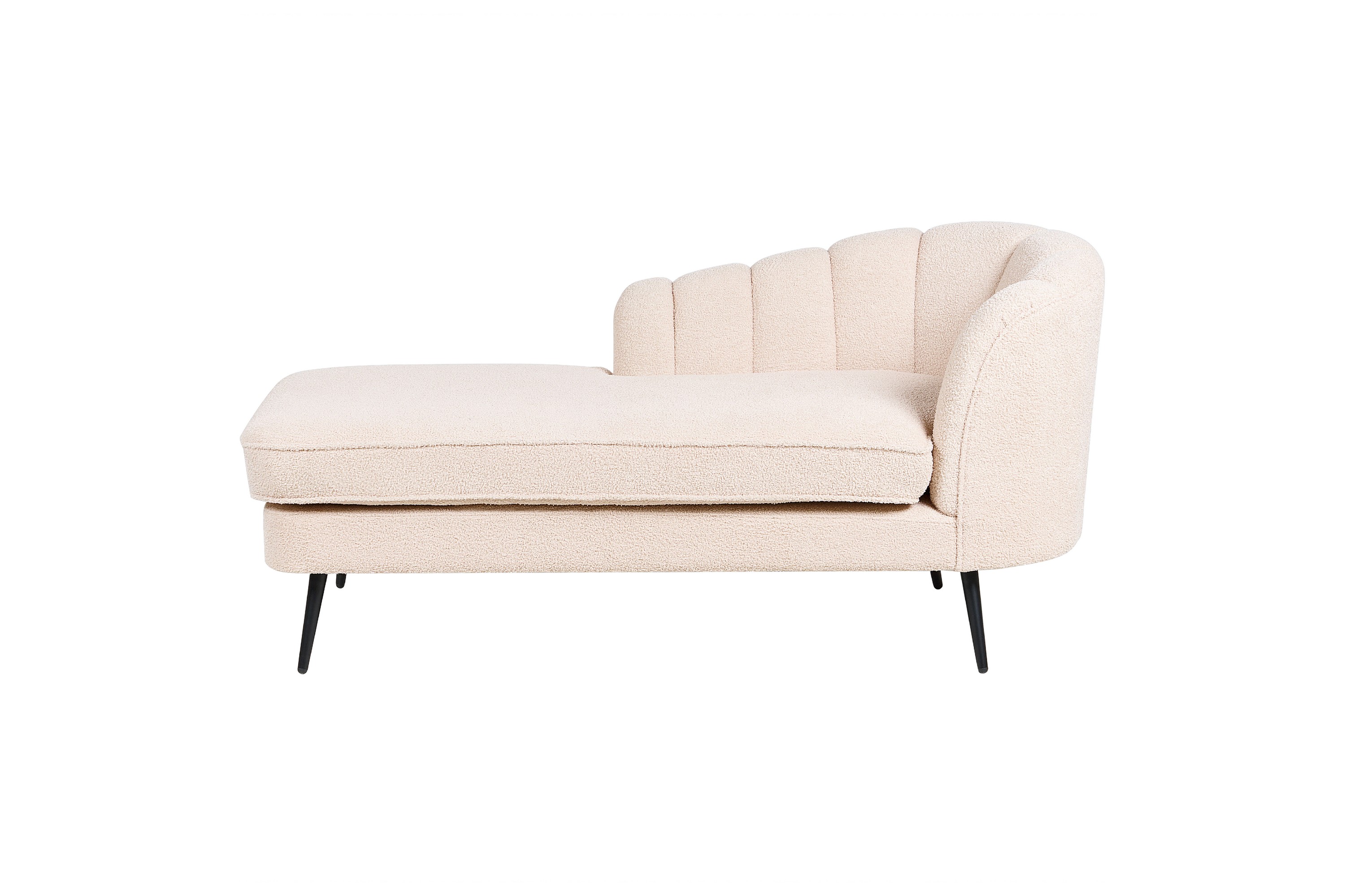 allier schäslong 150 cm höger - beige/svart
