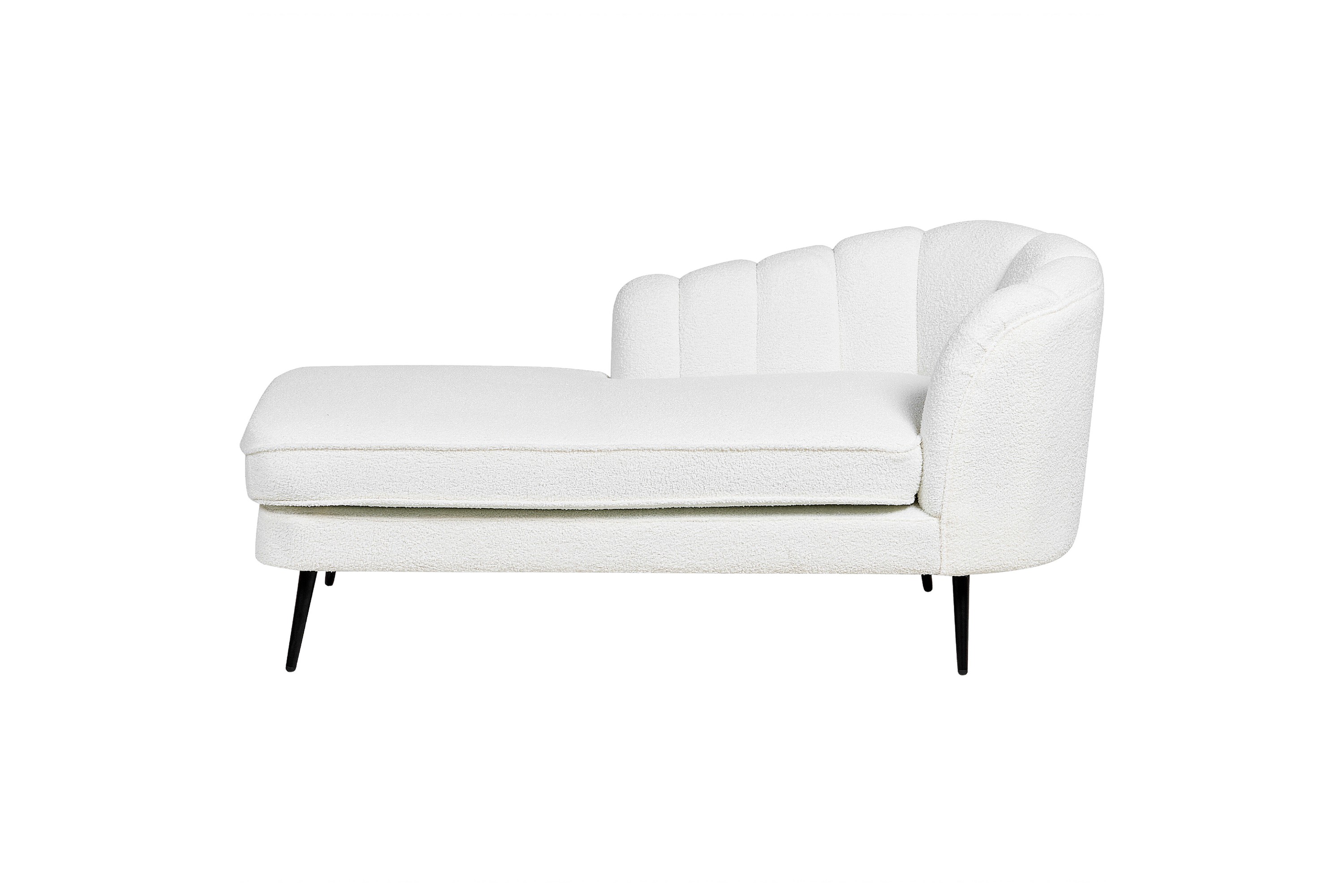 Allier Schäslong 150 cm Höger Svart/Vit