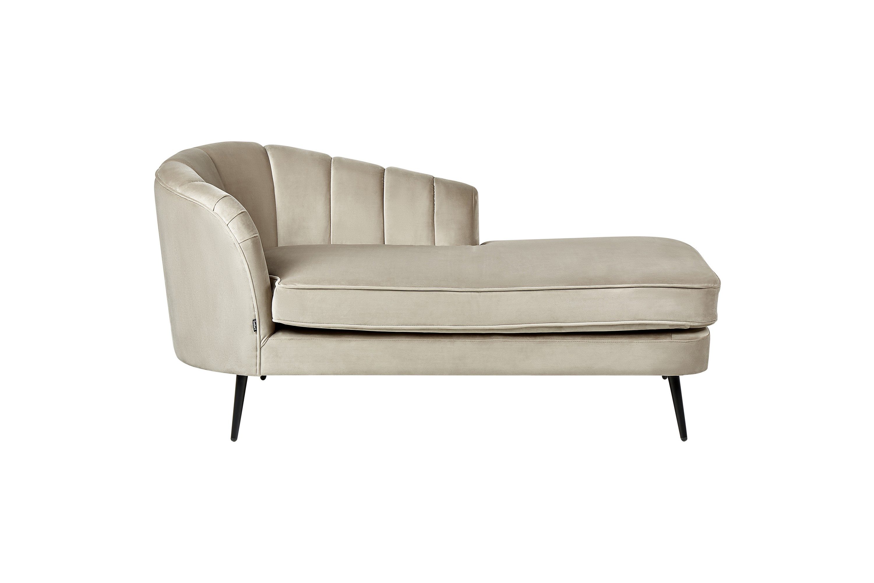 allier schäslong 150 cm vänster - beige/svart