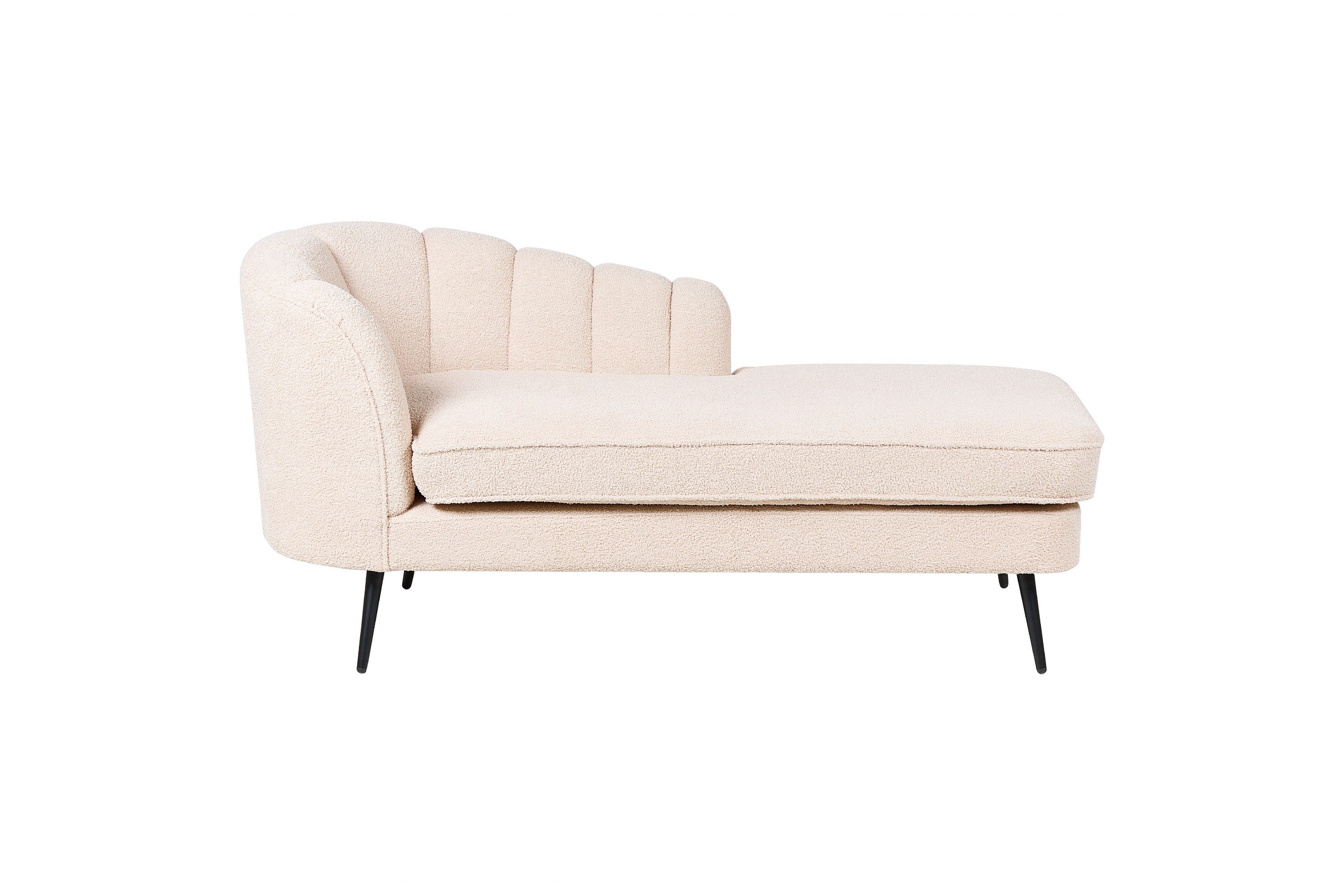 allier schäslong 150 cm vänster - beige/svart