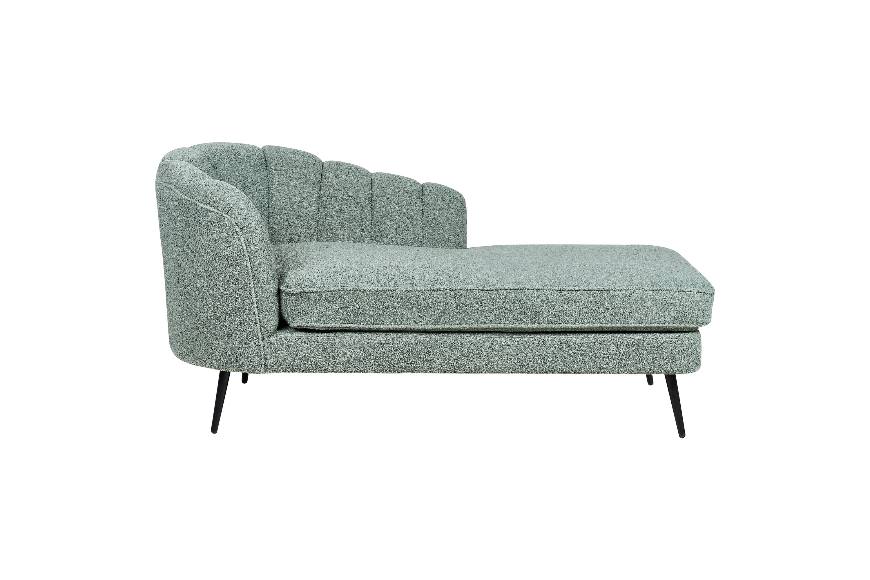 Allier Schäslong 150 cm Vänster Svart/Grön