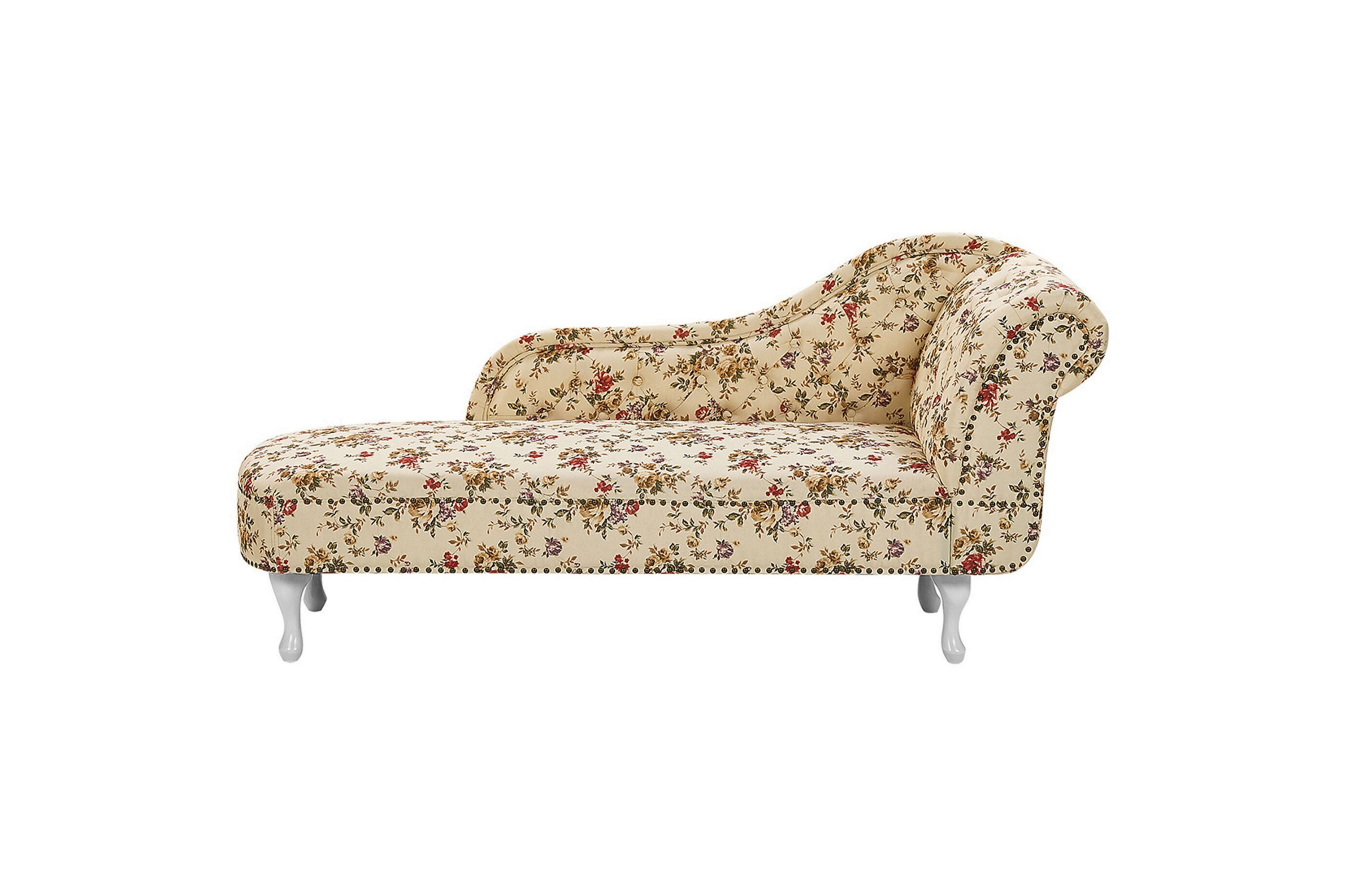Amardeep Schäslong 169 cm Höger Beige/Vit/Multifärgad