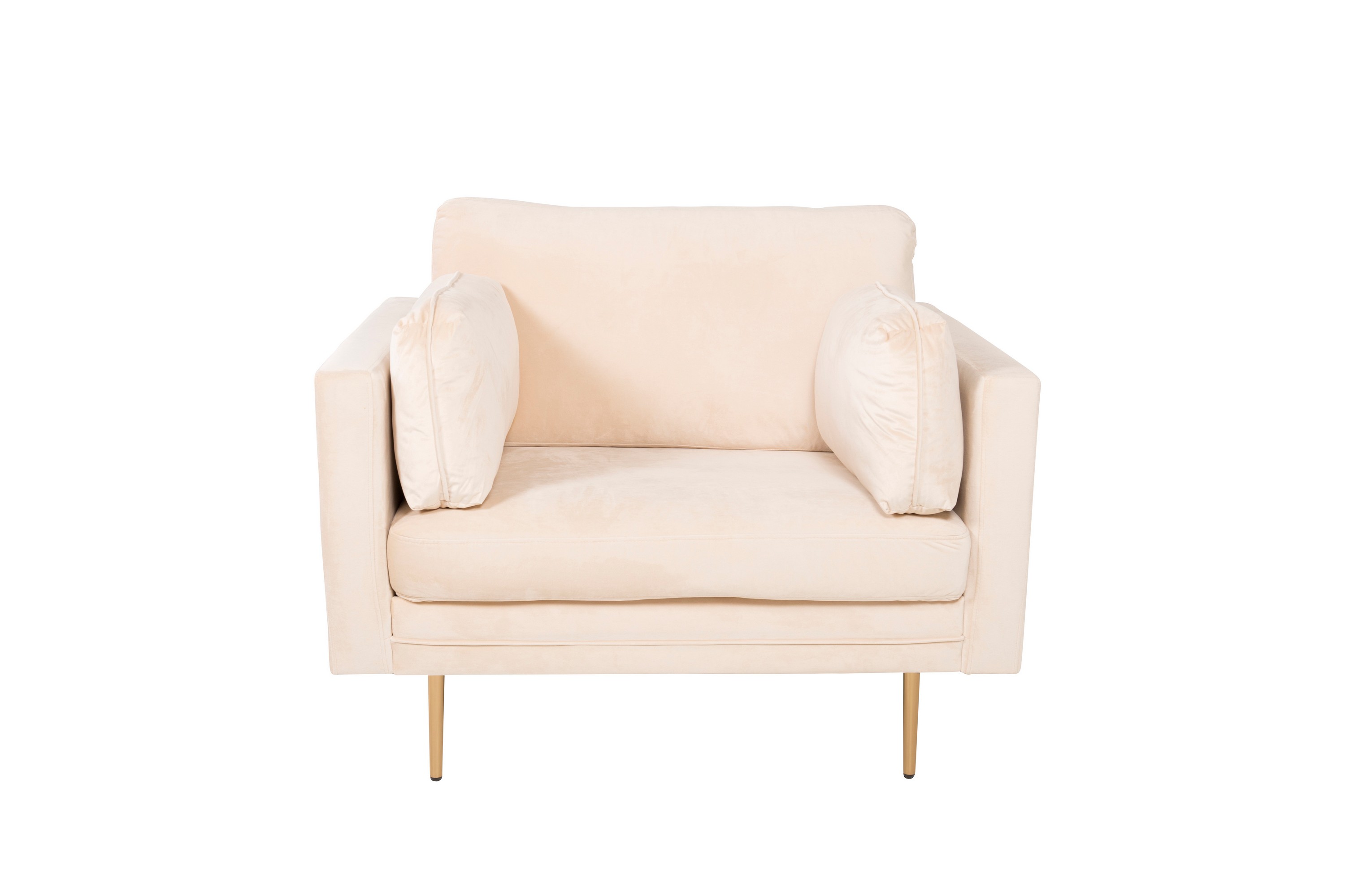 Fåtölj Arianos Sammet Beige