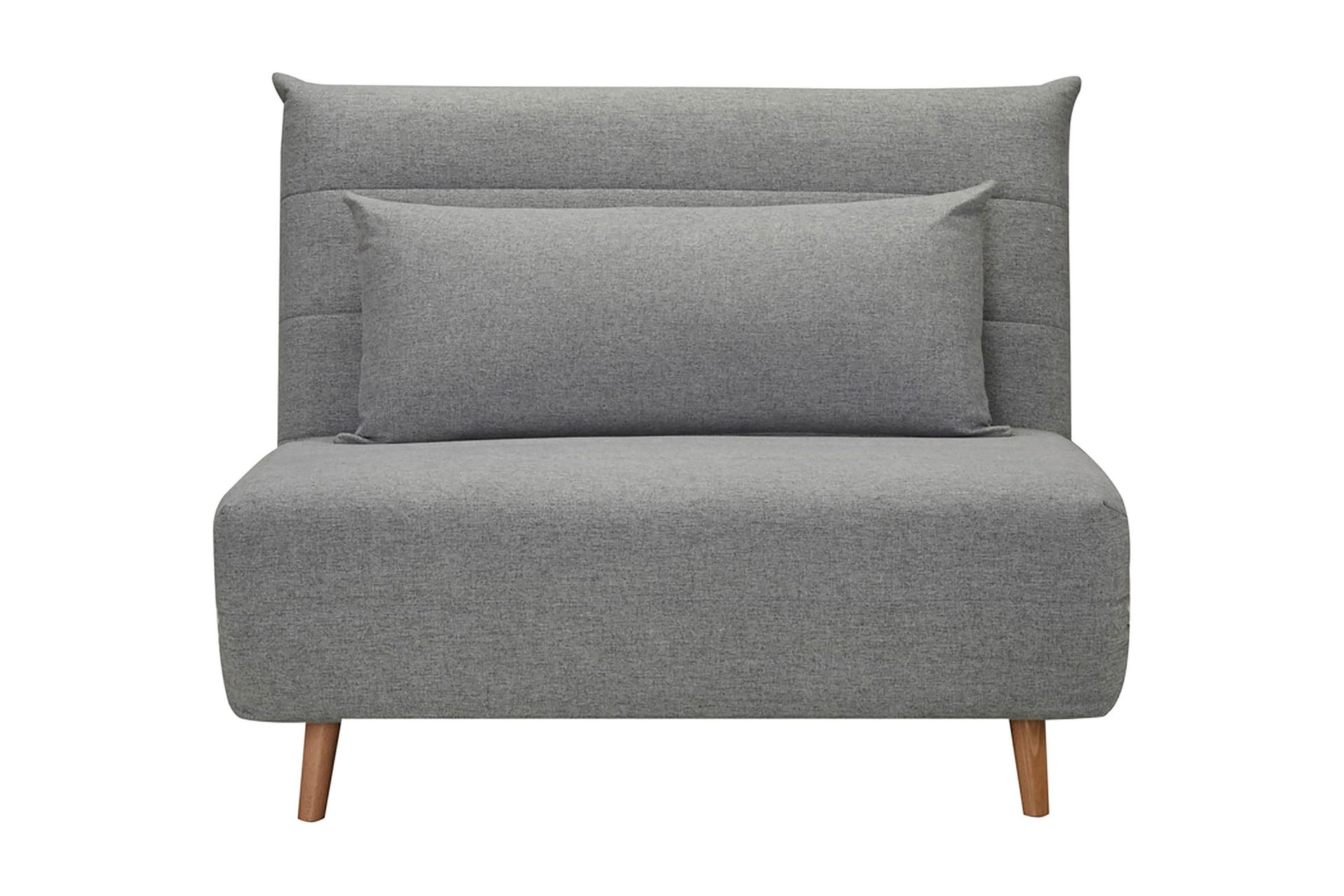 clandulla bäddfåtölj - grå/trä/natur