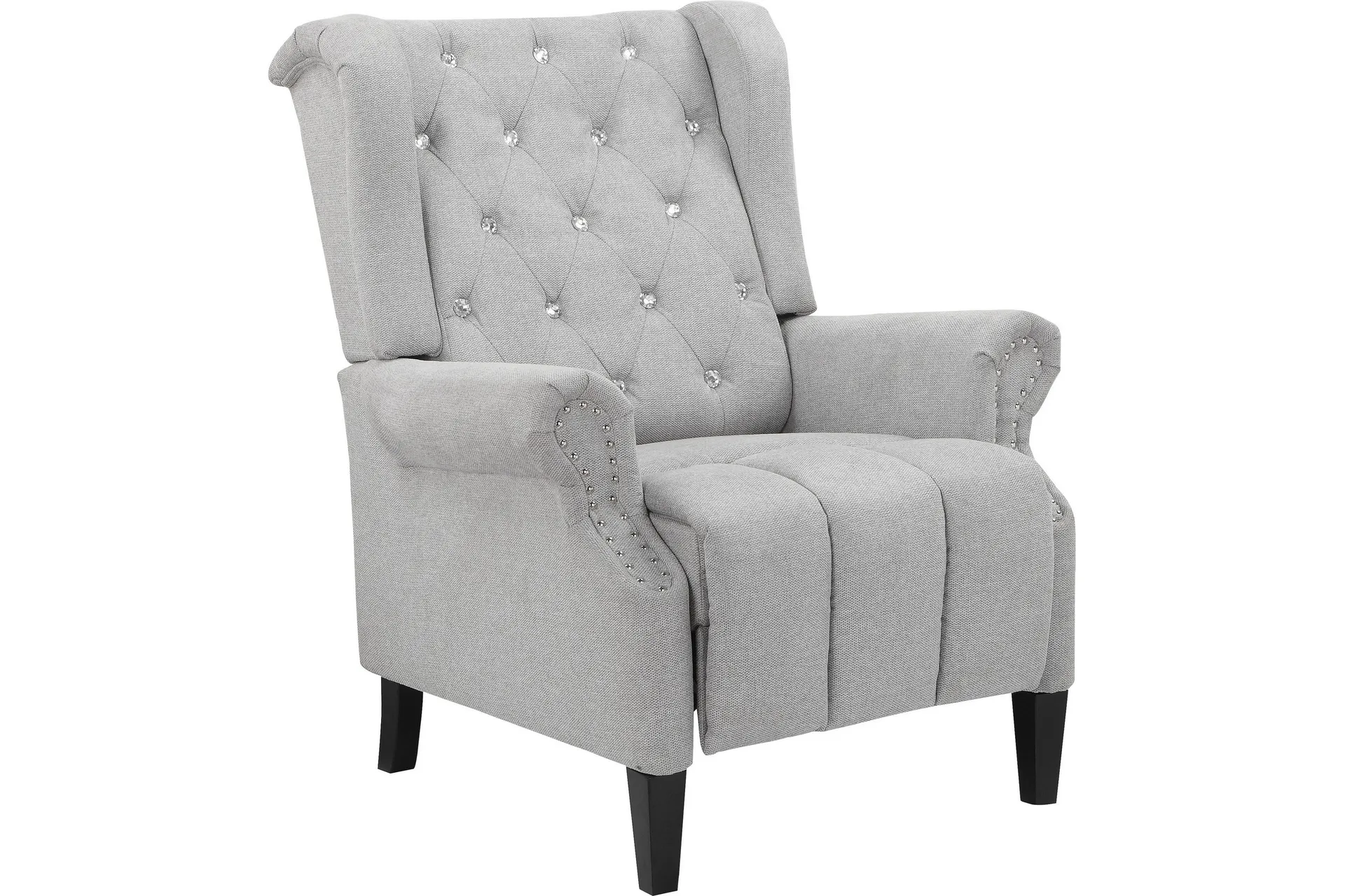 reclinerfåtölj junpa - ljusgrå