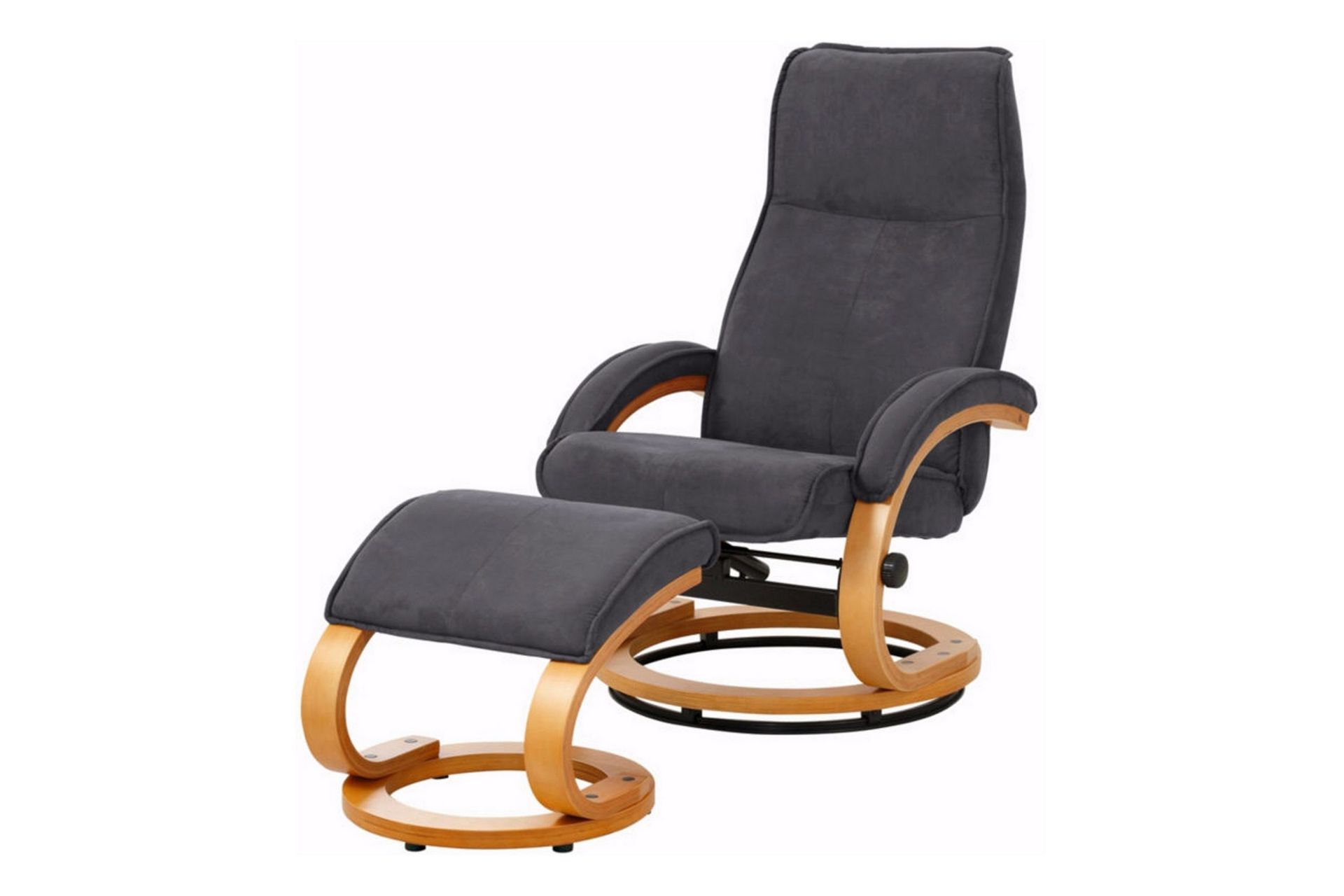 Reclinerf&aring;t&ouml;lj Loft24 Pasha Reclinerf&aring;t&ouml;lj Microfiber Gr&aring; -