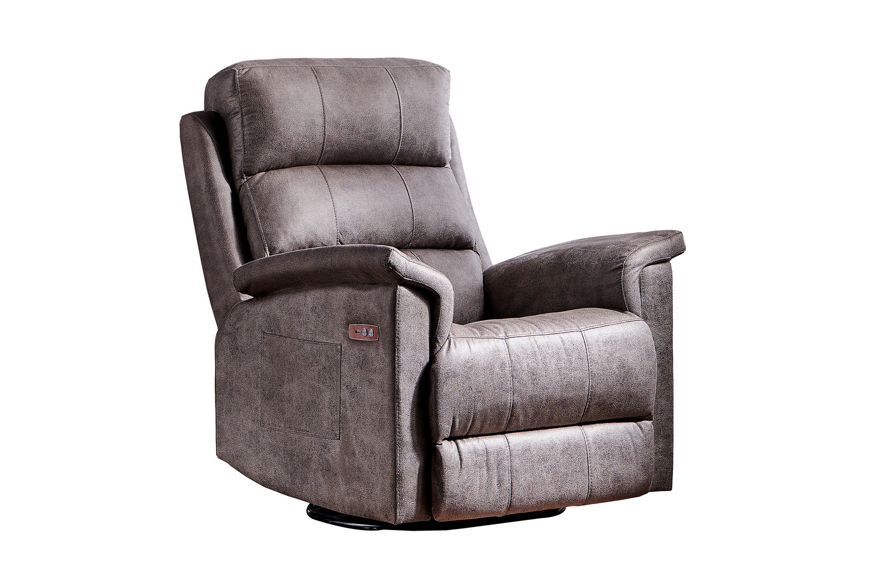Reclinerfåtölj Mörkbrun