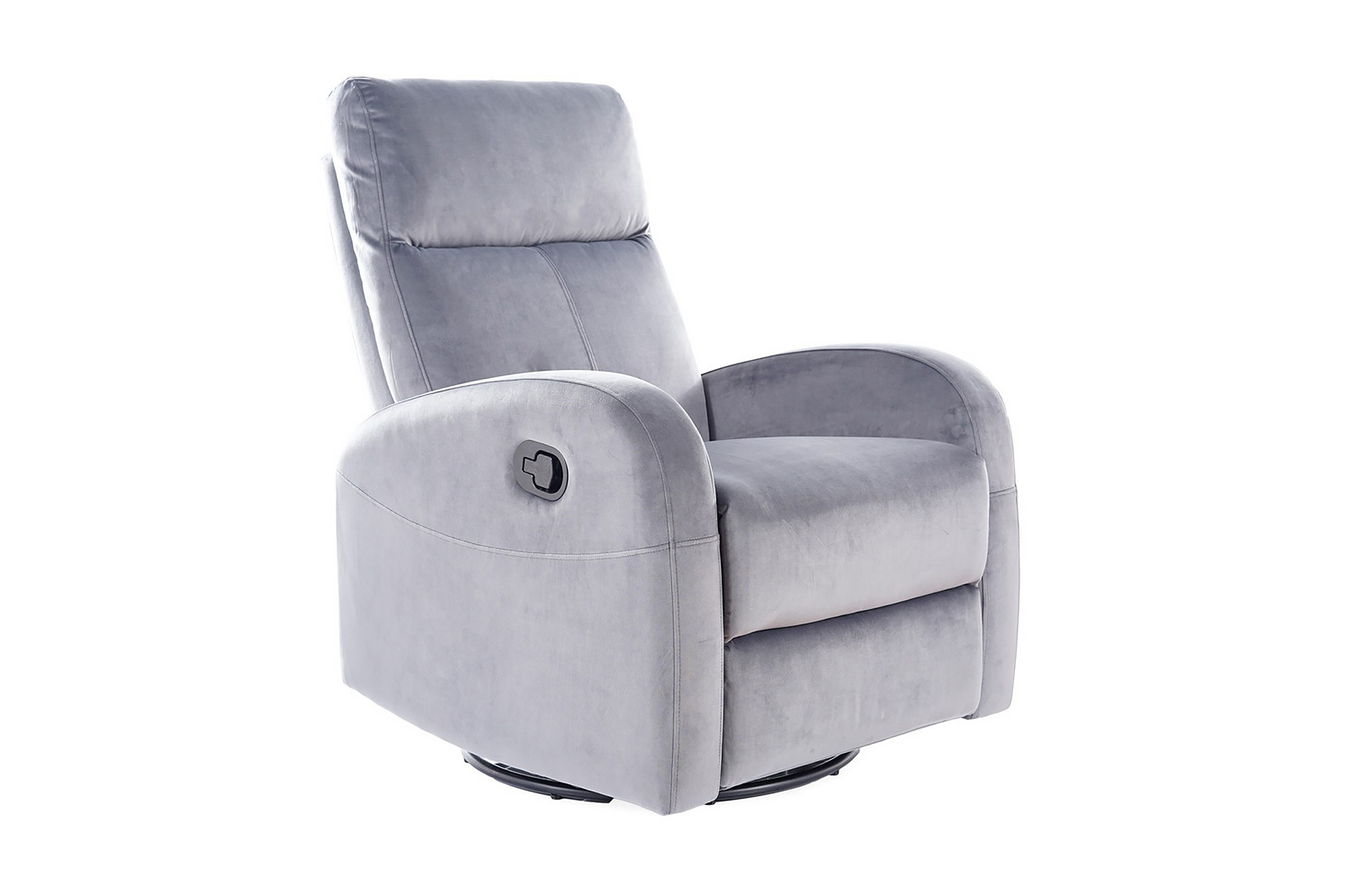 Reclinerfåtölj Othrys Ställbar Sammet/Grå