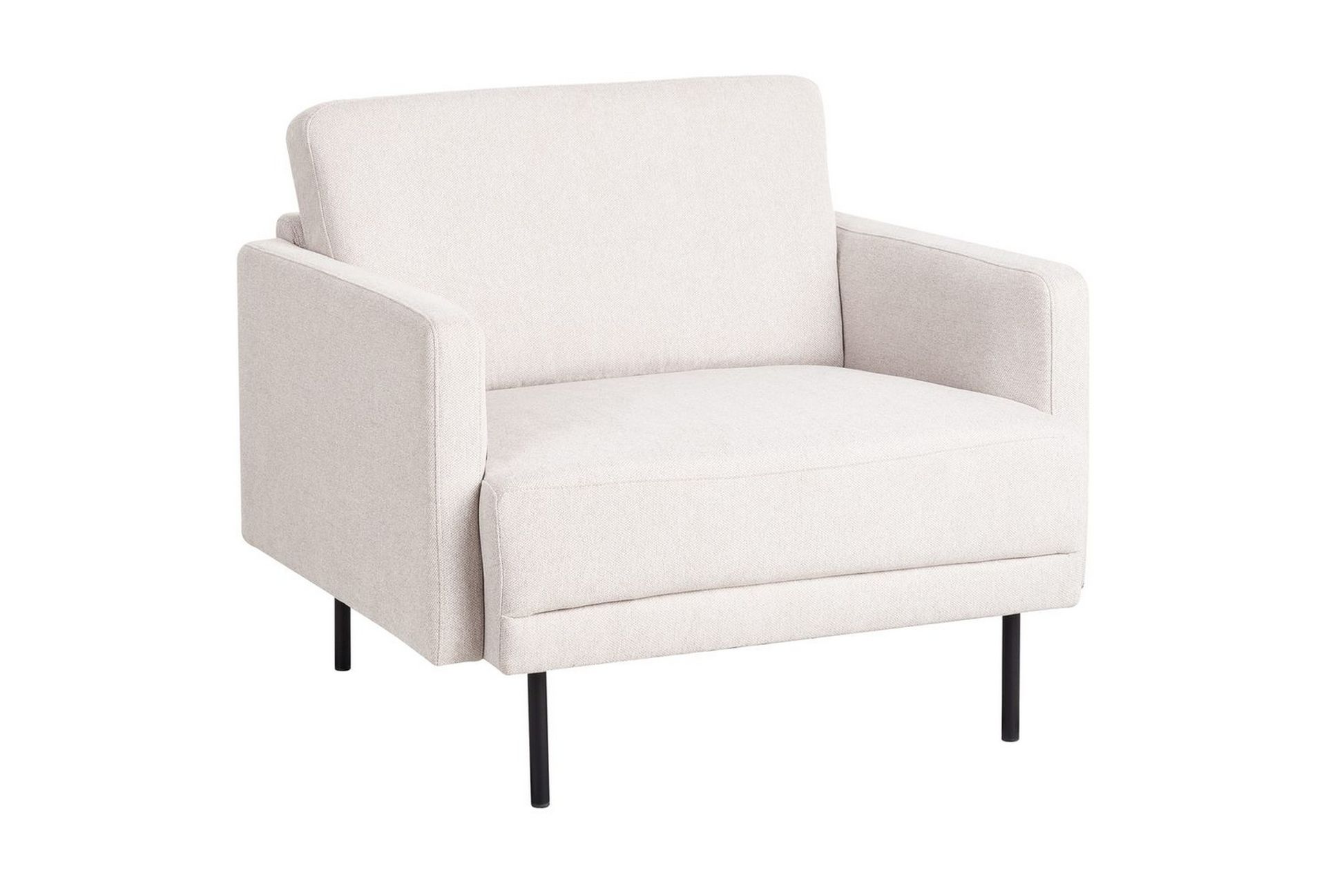 Fåtölj Breda - Beige, svart