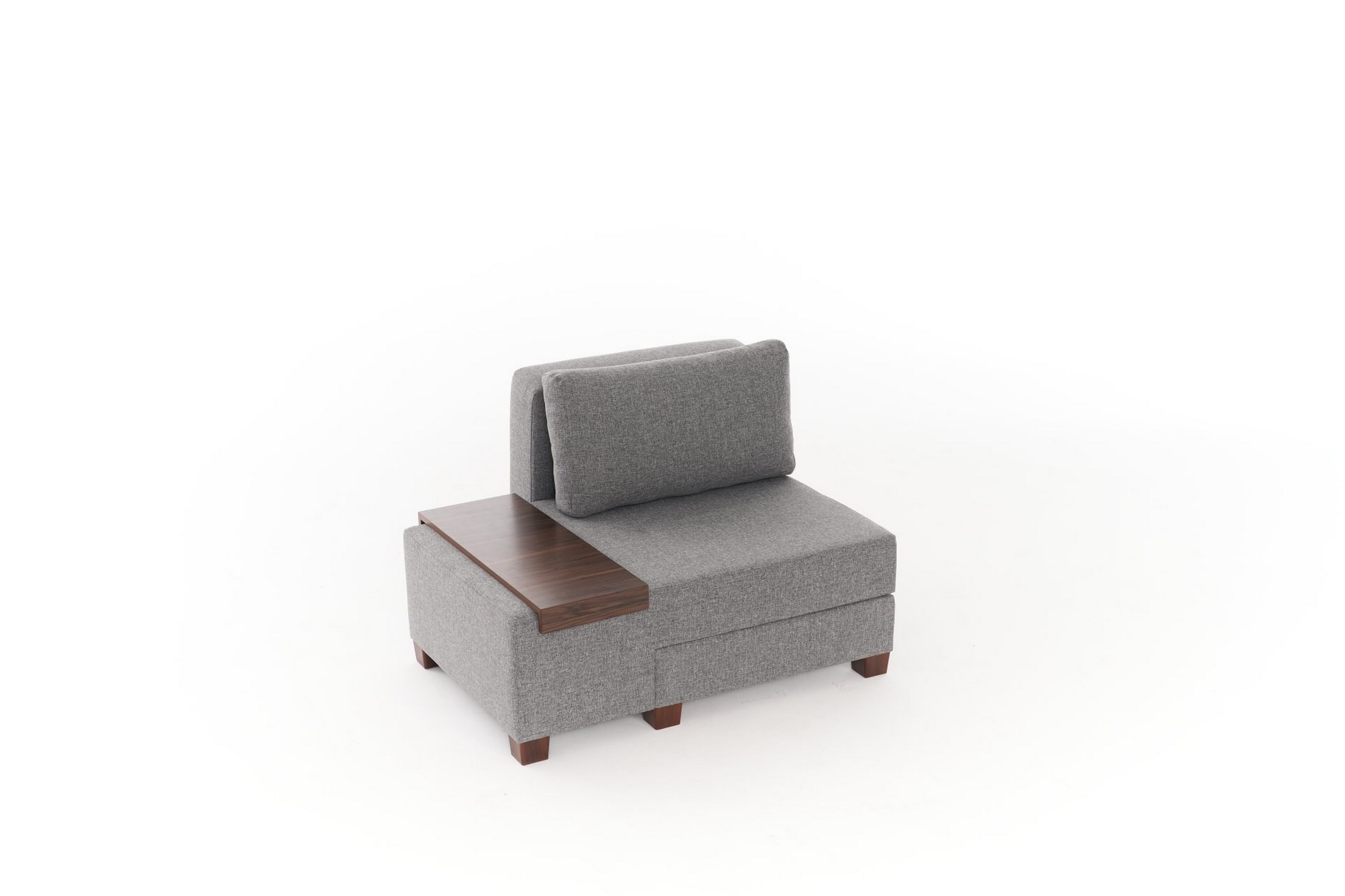 bäddfåtölj perenna - grå