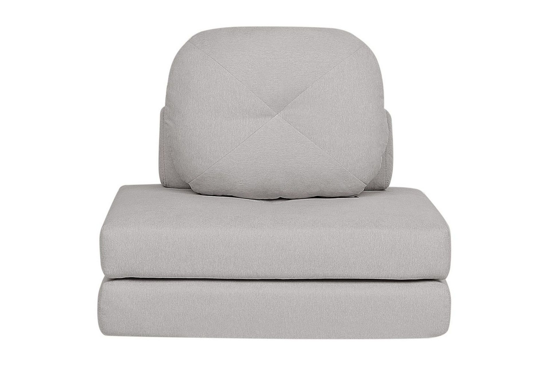 Bäddsoffa Olden - Grå/Polyester, 81x182 cm