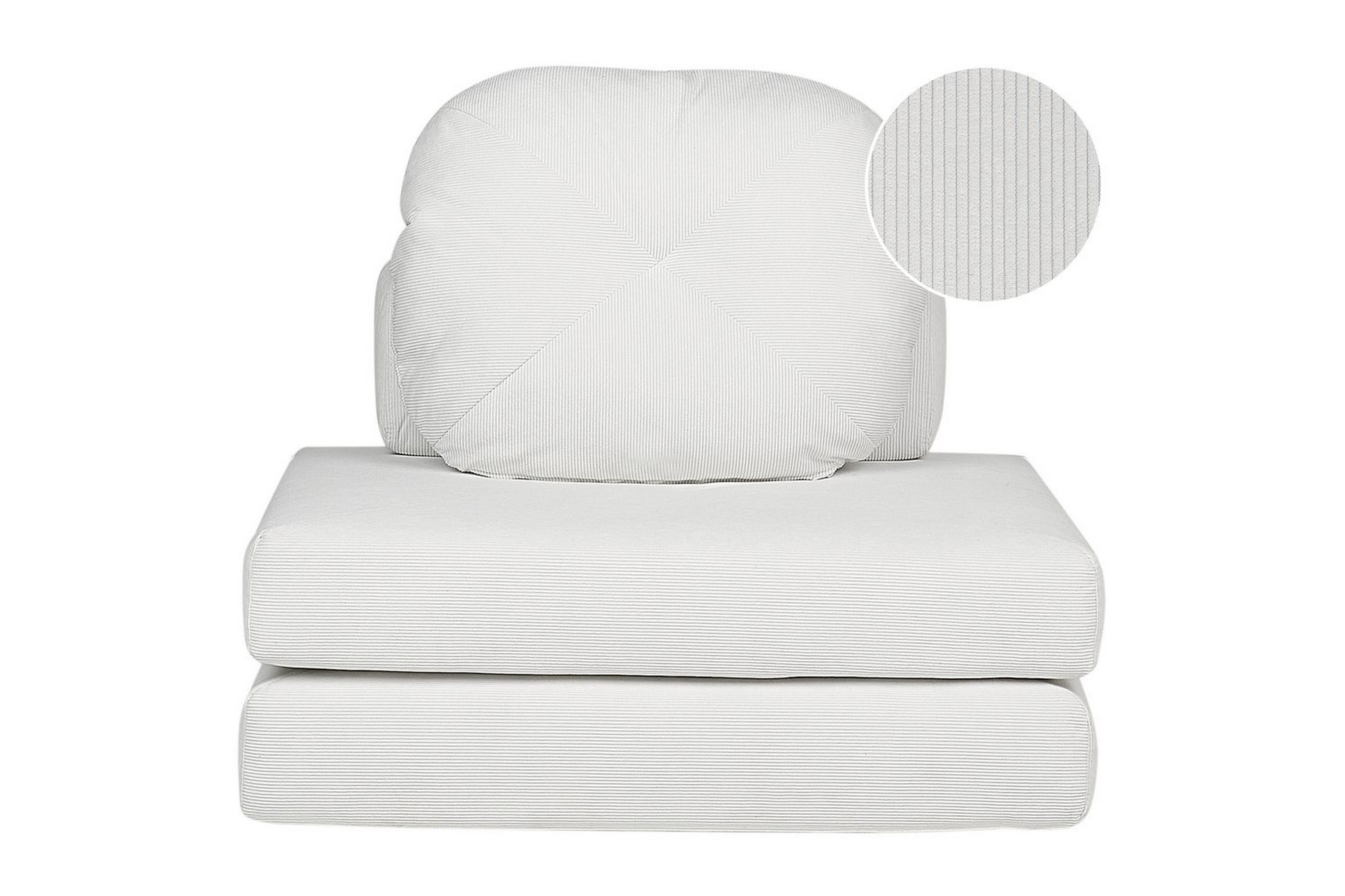 bäddsoffa olden - vit/manchestertyg, 81x182 cm