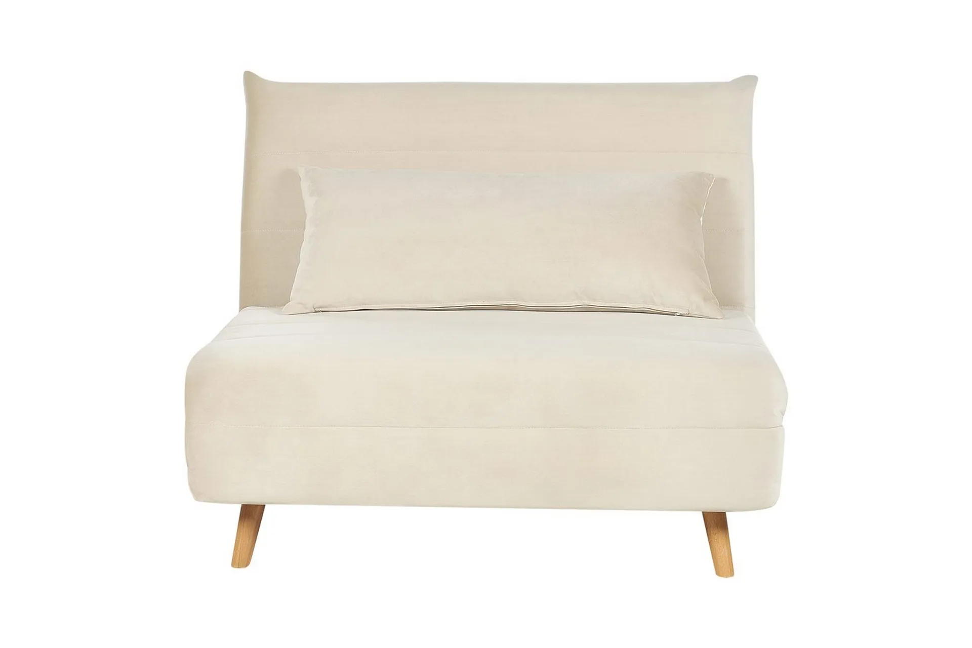 bäddsoffa setten - vit, ljust trä