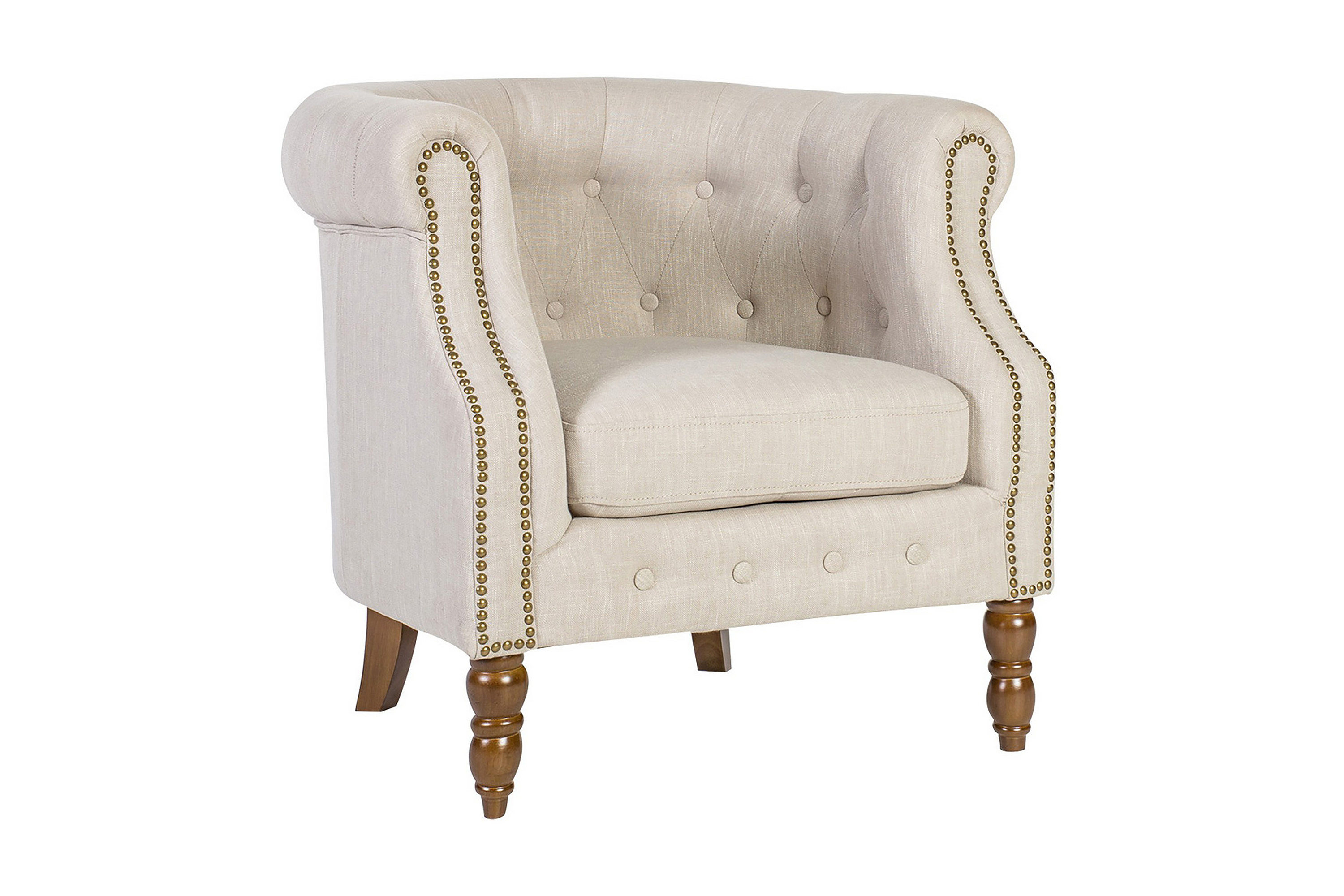 Fåtölj Holmes 83x75x78 cm Beige