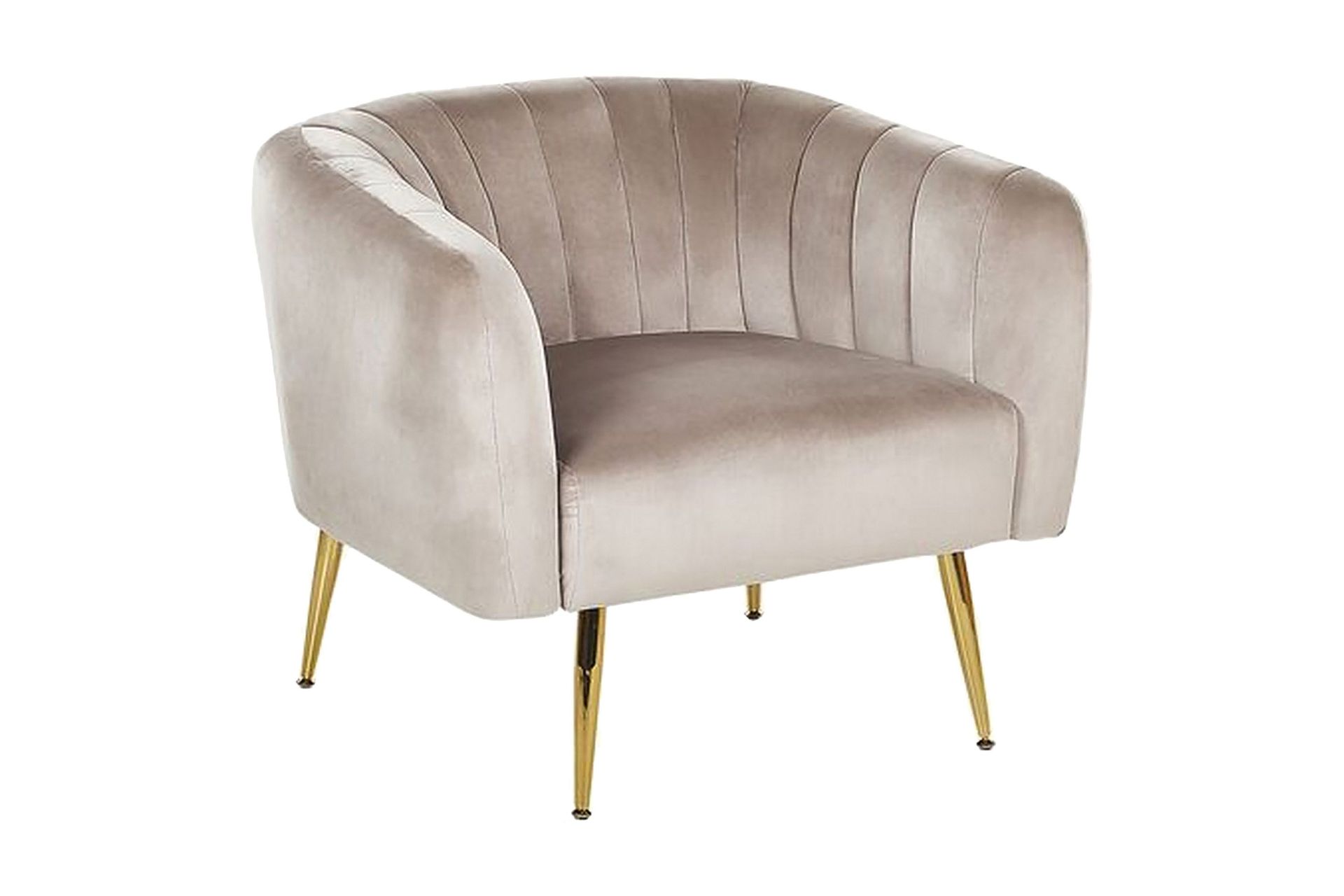 Amania F&aring;t&ouml;lj - Sammet/Gr&aring;